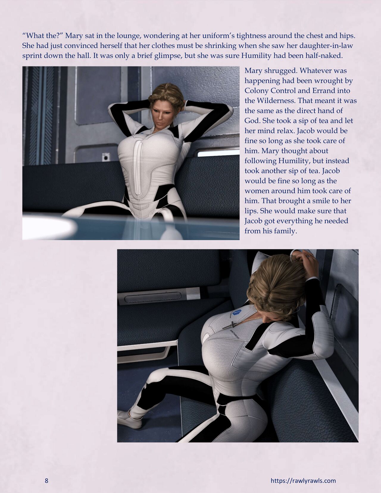 Mothership Wilderness Chapter 5: Rawly Rawls Fiction page 8 full