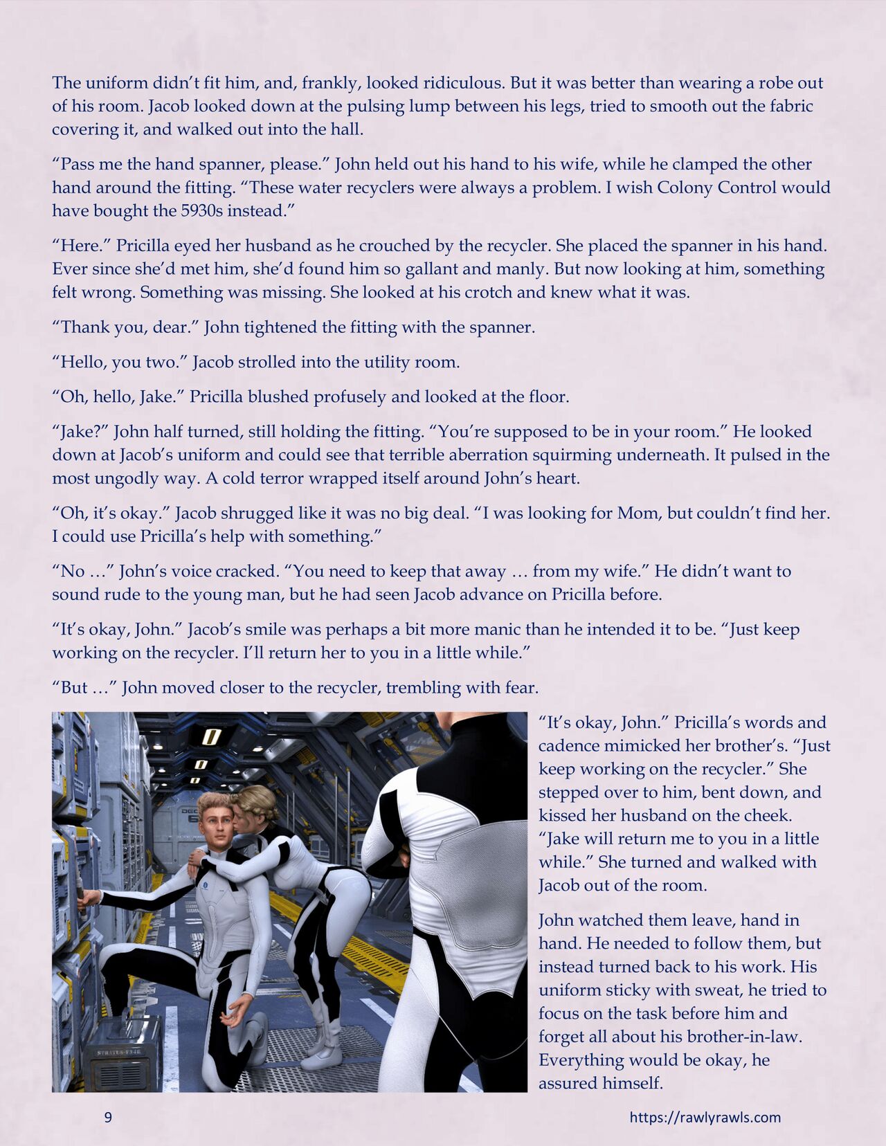 Mothership Wilderness Chapter 5: Rawly Rawls Fiction page 9 full