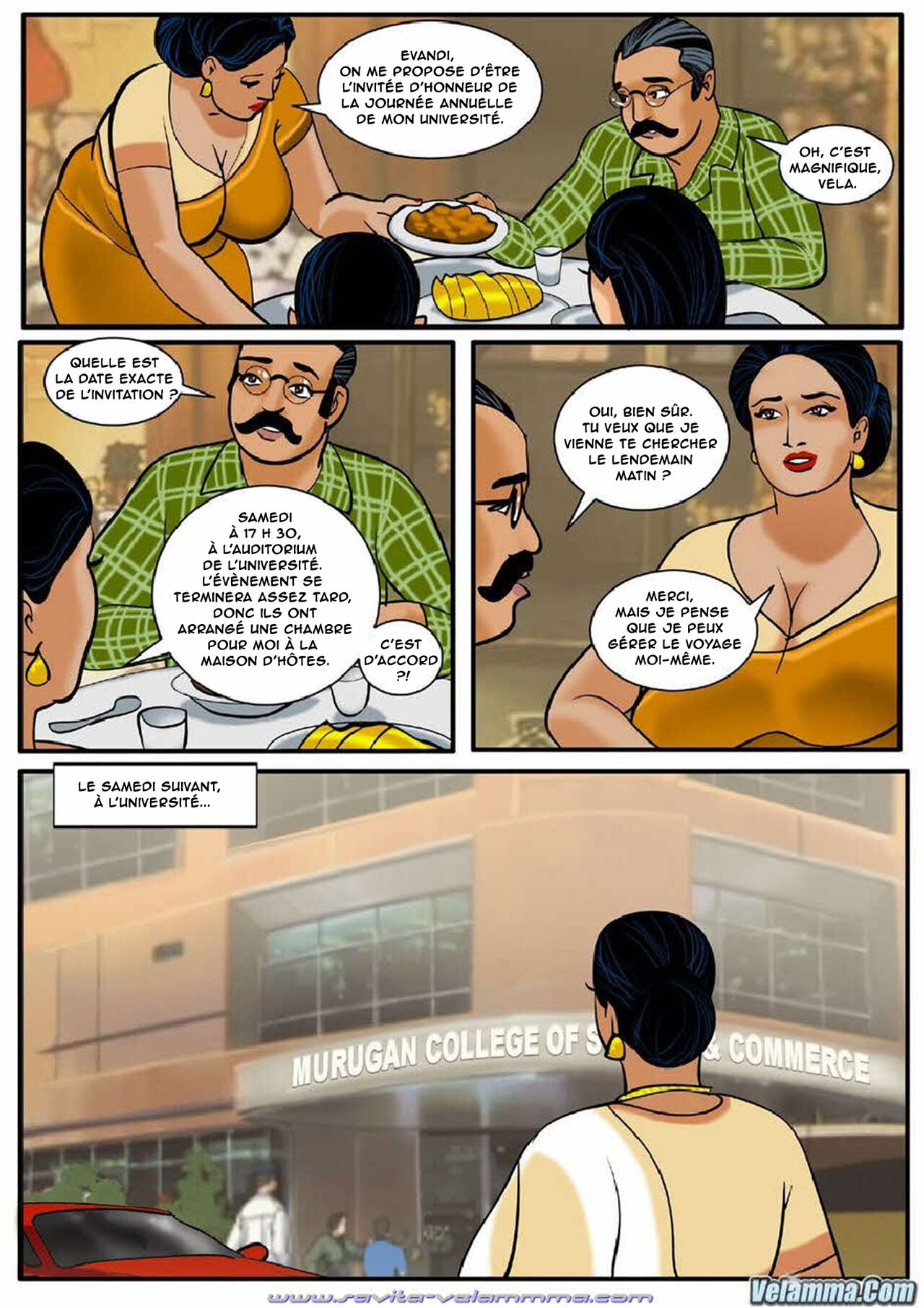 Velamma - 005 - L'invité d'honneur page 3 full