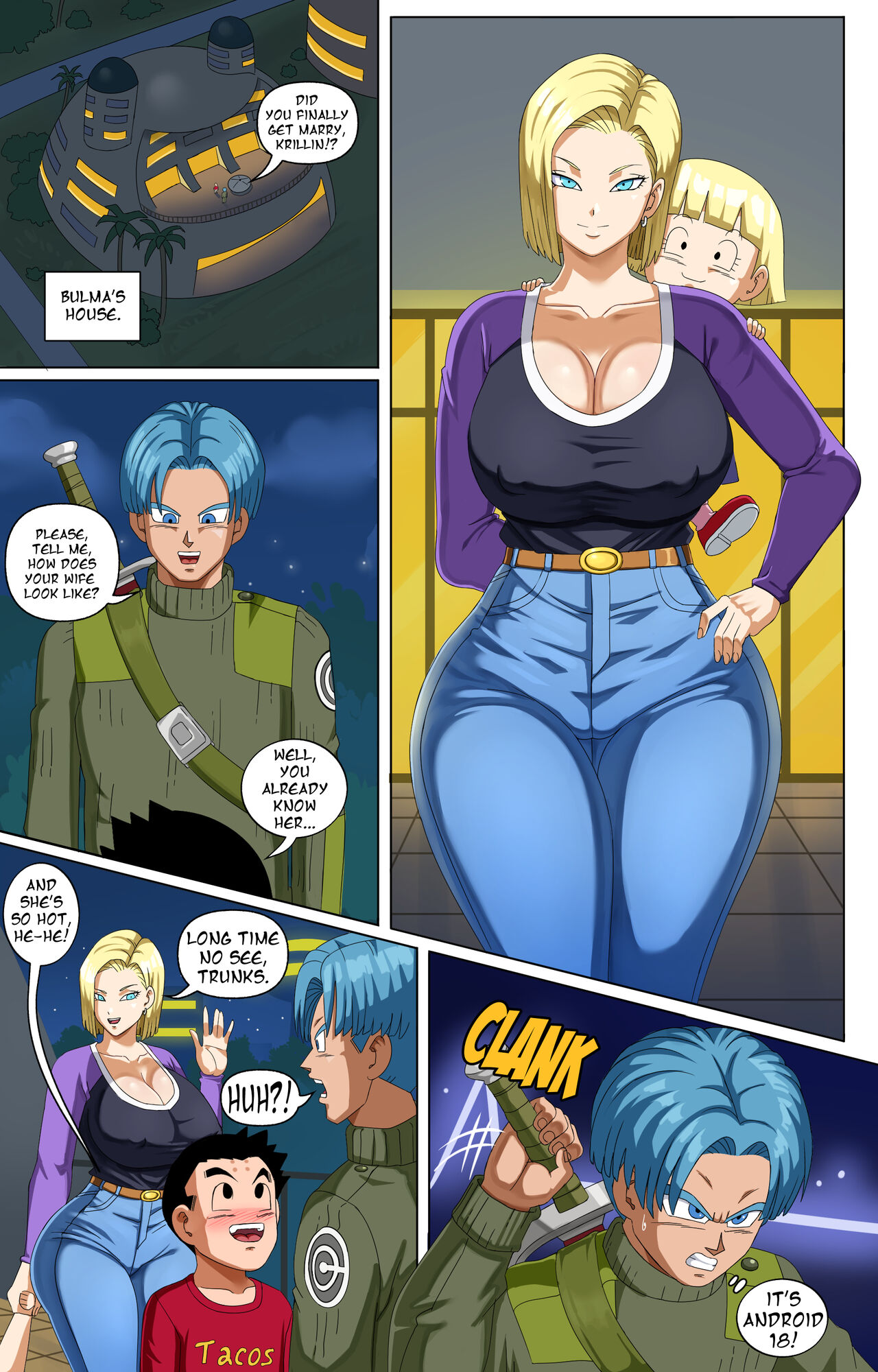 Android 18 and Trunks page 1 full