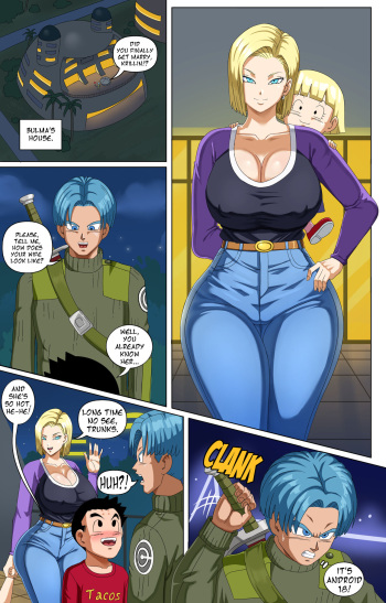 Android 18 Hentai Cg - Android 18 and Trunks - IMHentai