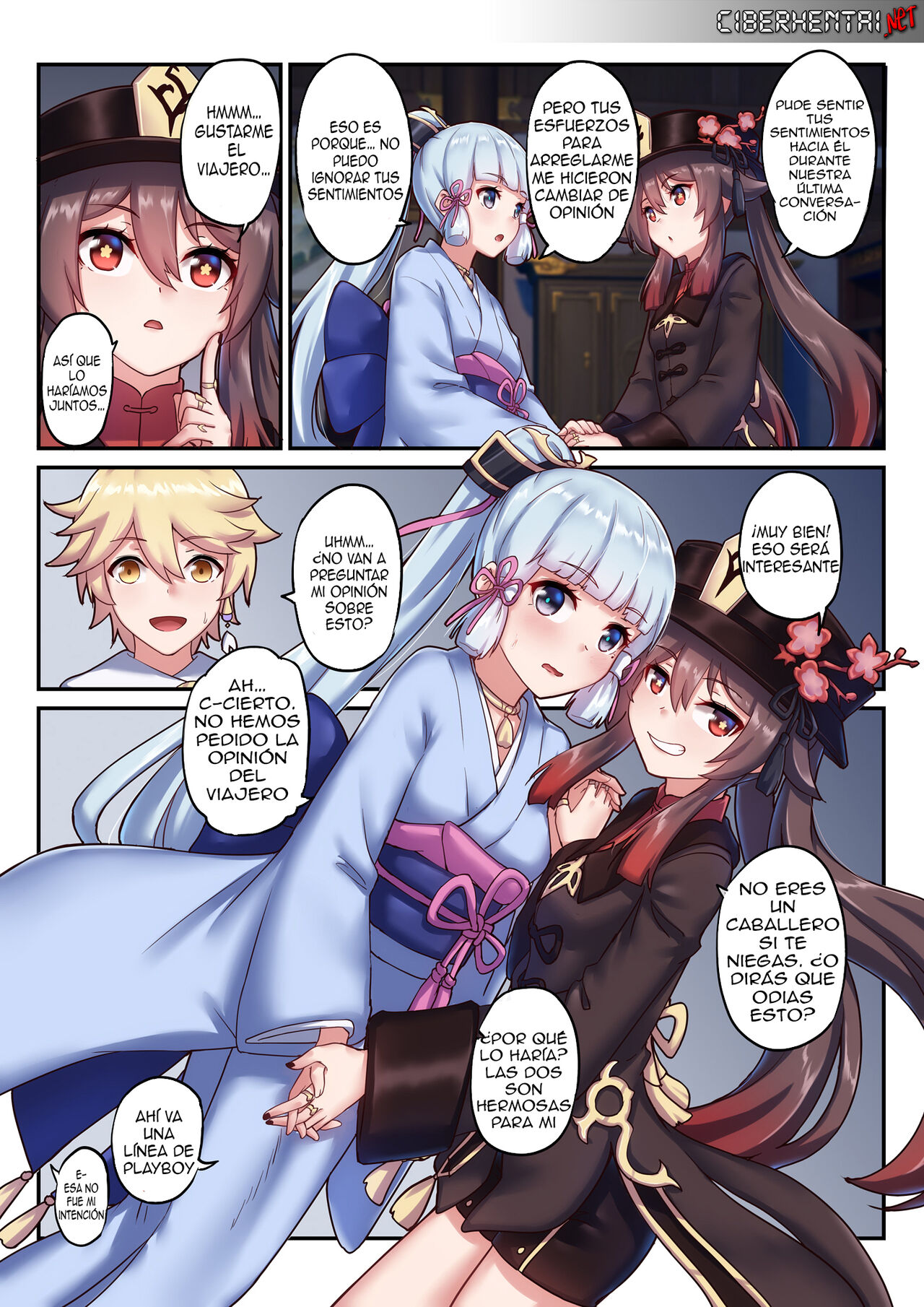 The Traveler's Wives Hu tao & Kamisato Ayaka page 4 full