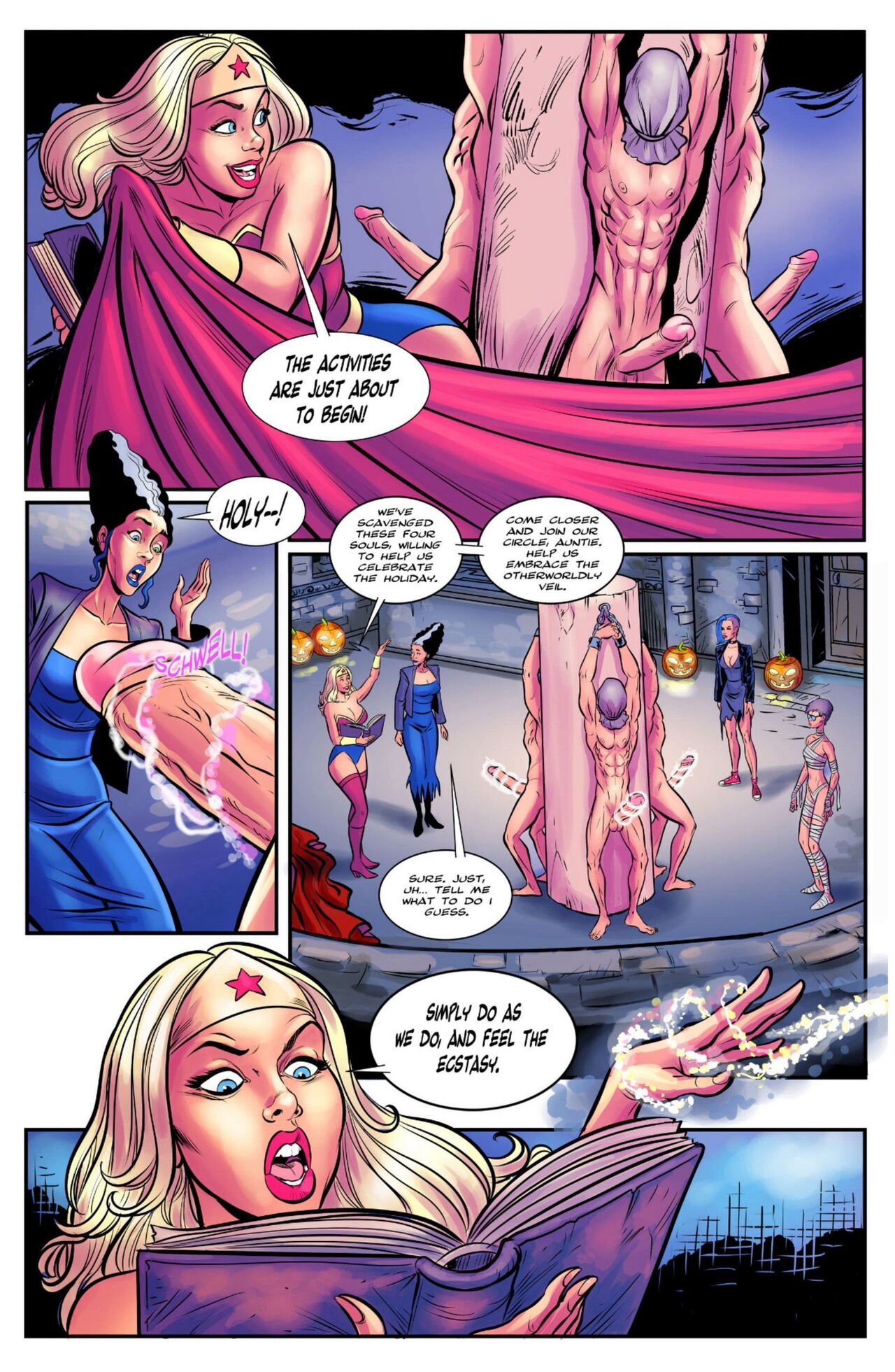 BotComics - Pumpkin Queens page 3 full