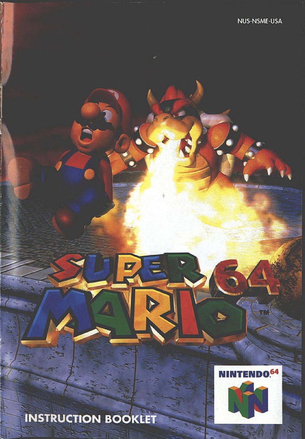 Mario 64 Manual page 1 full