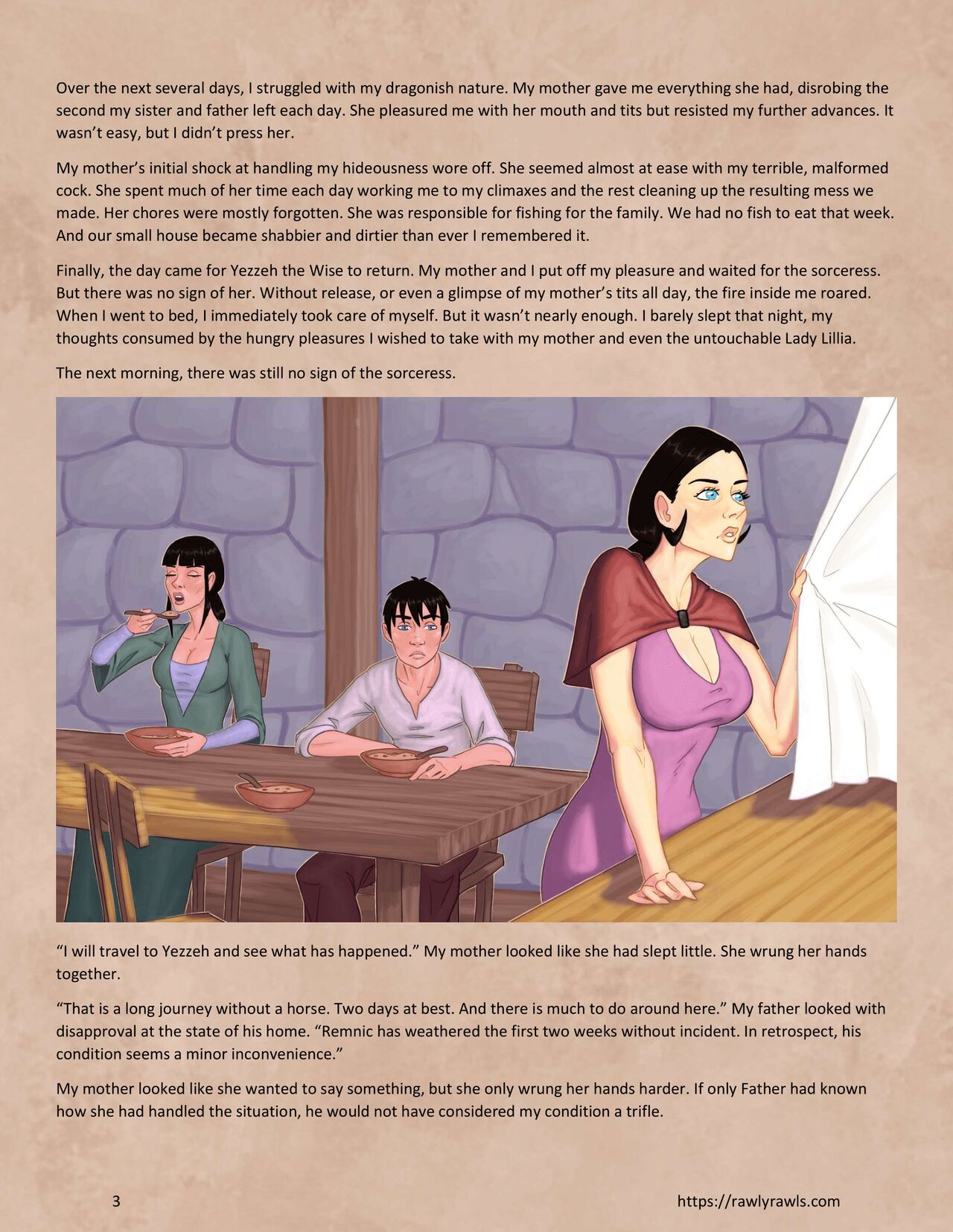 Dragon's Blood Chapter 4: Rawly Rawls Fiction page 3 full