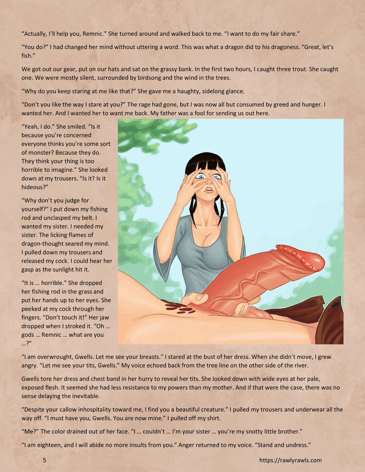 Dragon's Blood Chapter 4: Rawly Rawls Fiction page 5 full