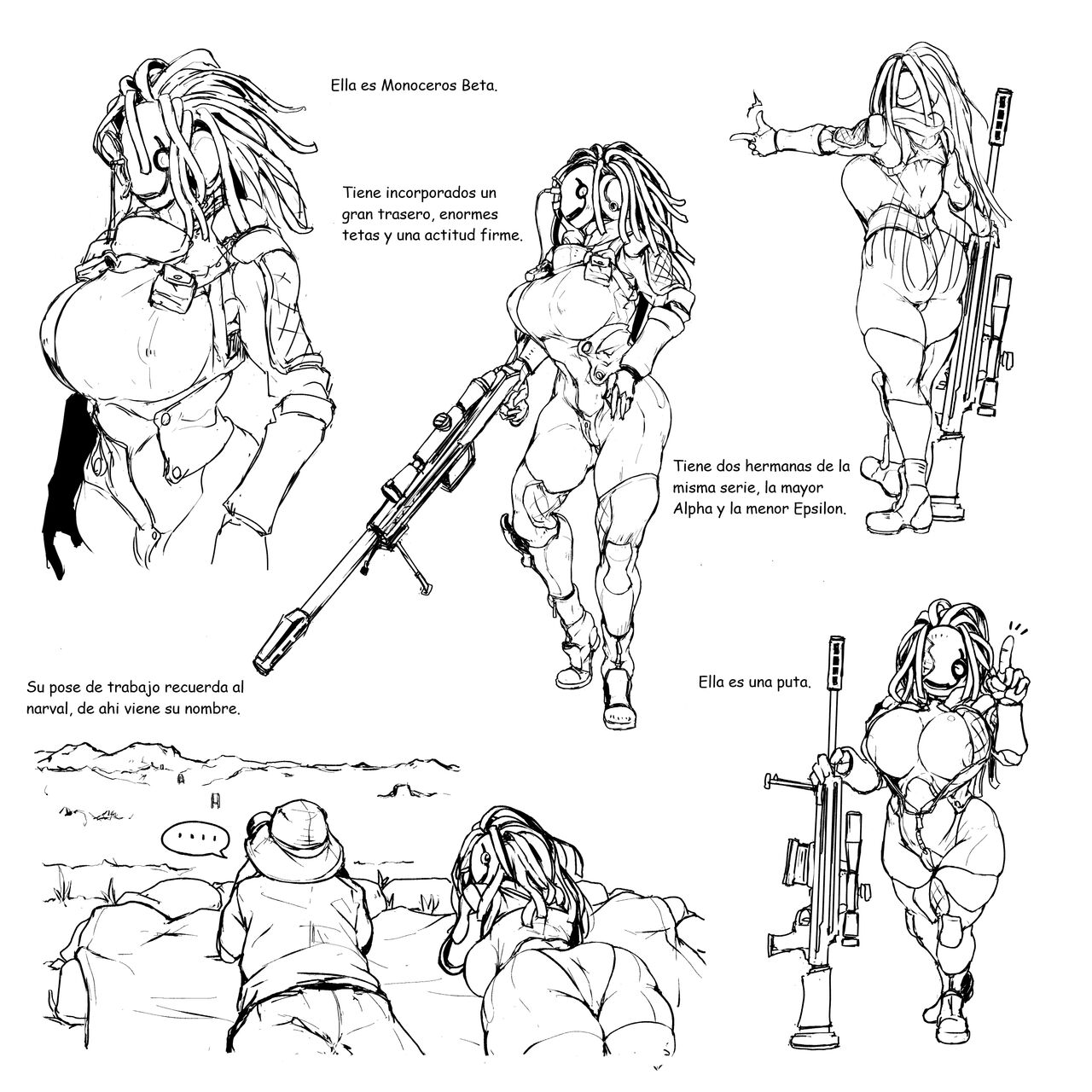 Monoceros Beta: La esposa dron del francotirador page 1 full