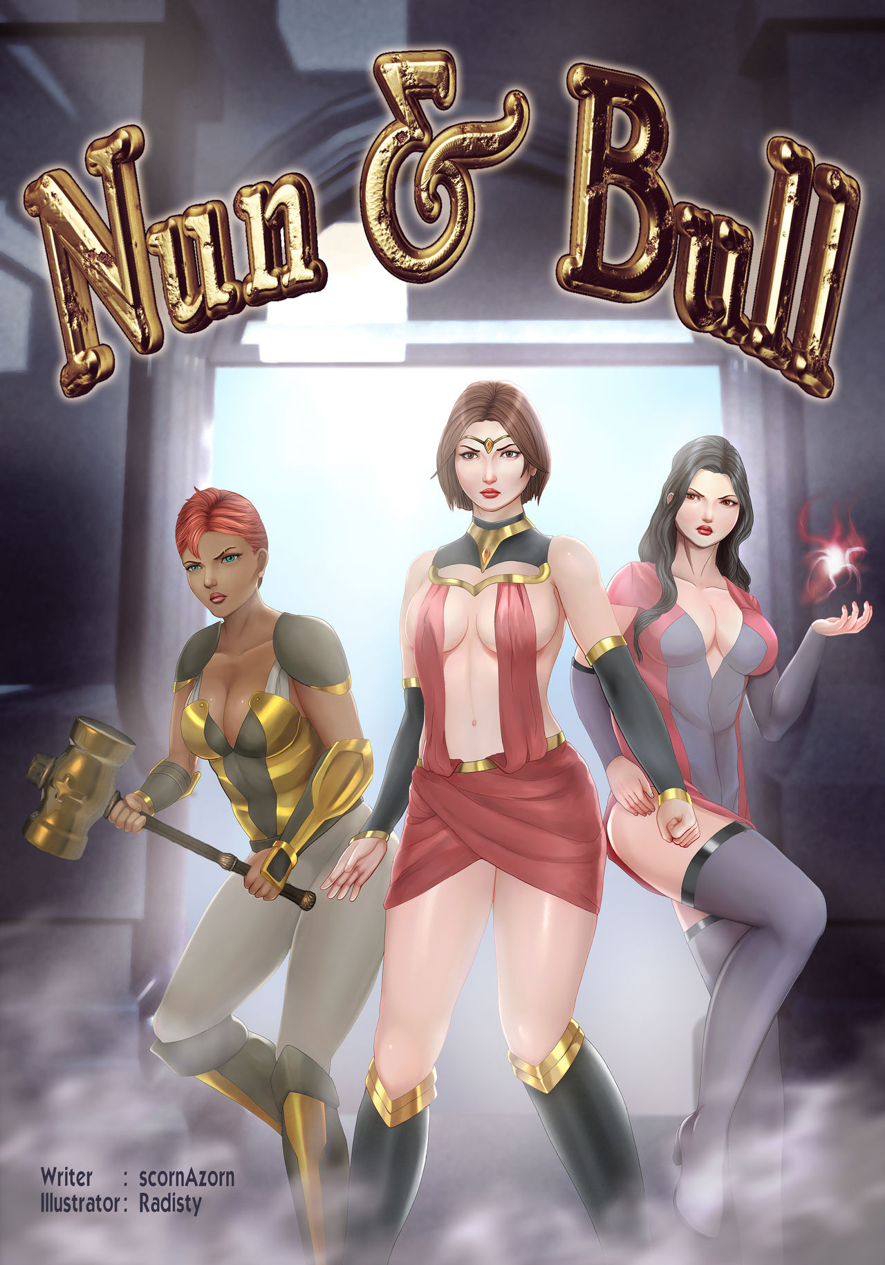 Bronze Cross Nuns: Nun And Bull page 1 full