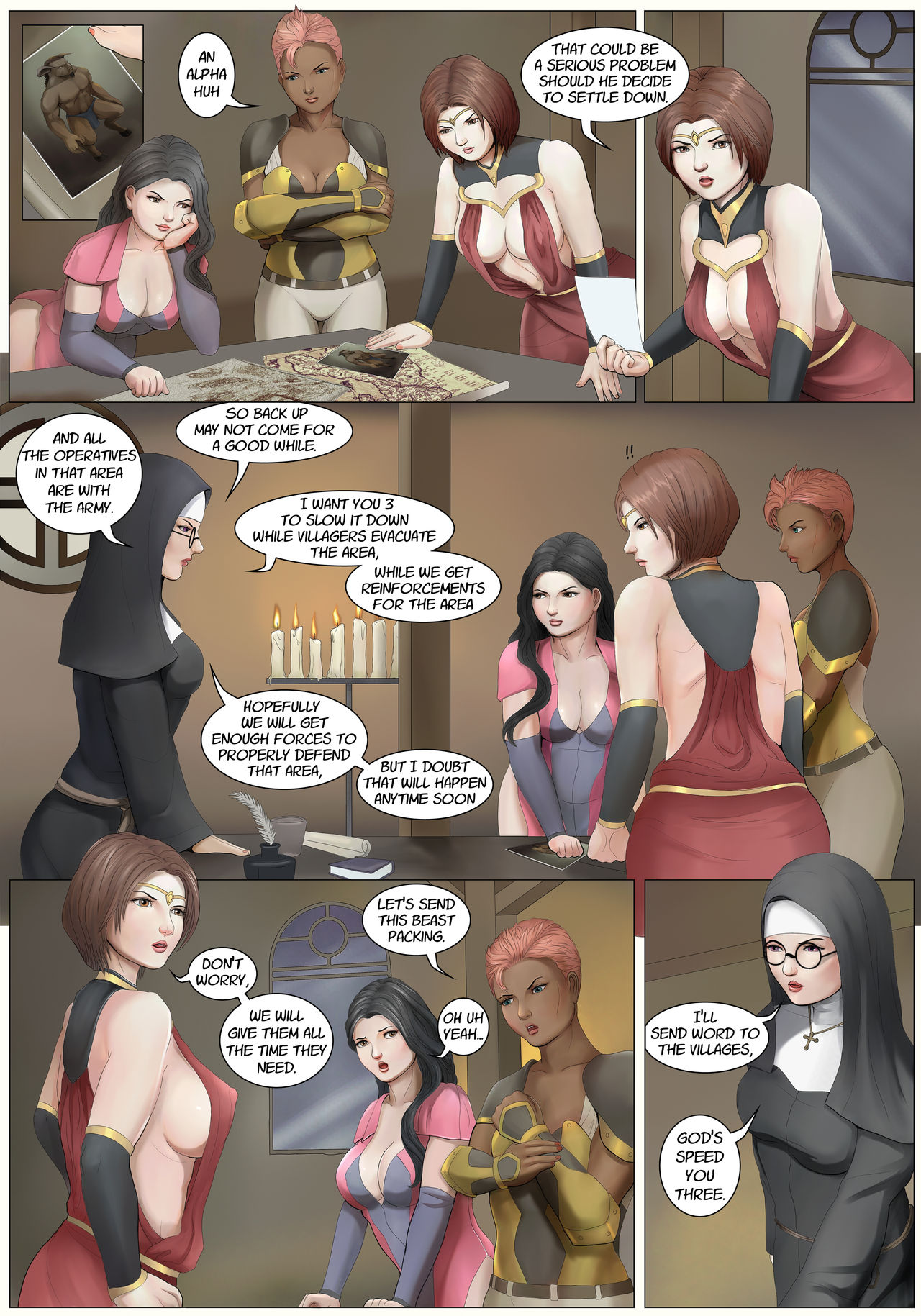 Bronze Cross Nuns: Nun And Bull page 3 full