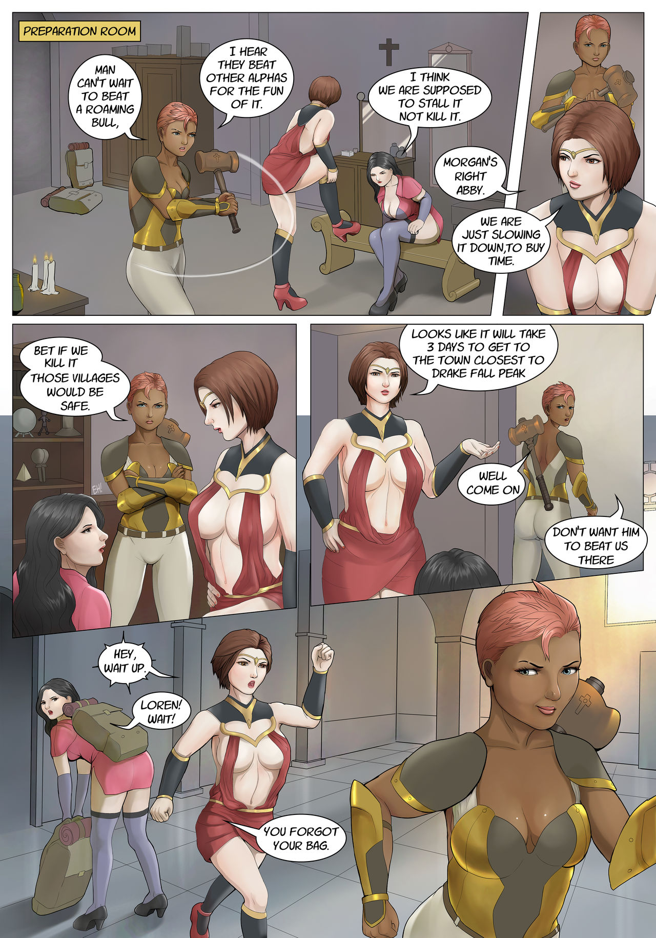 Bronze Cross Nuns: Nun And Bull page 4 full