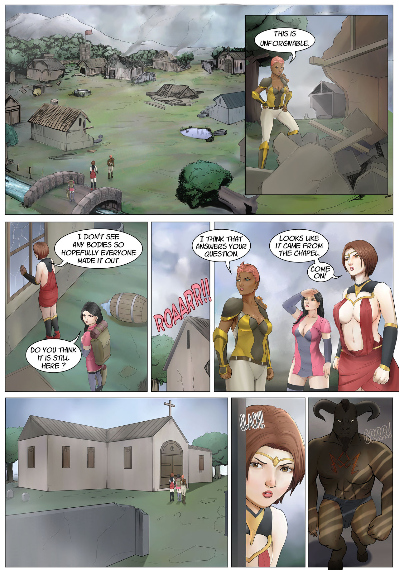 Bronze Cross Nuns: Nun And Bull page 5 full