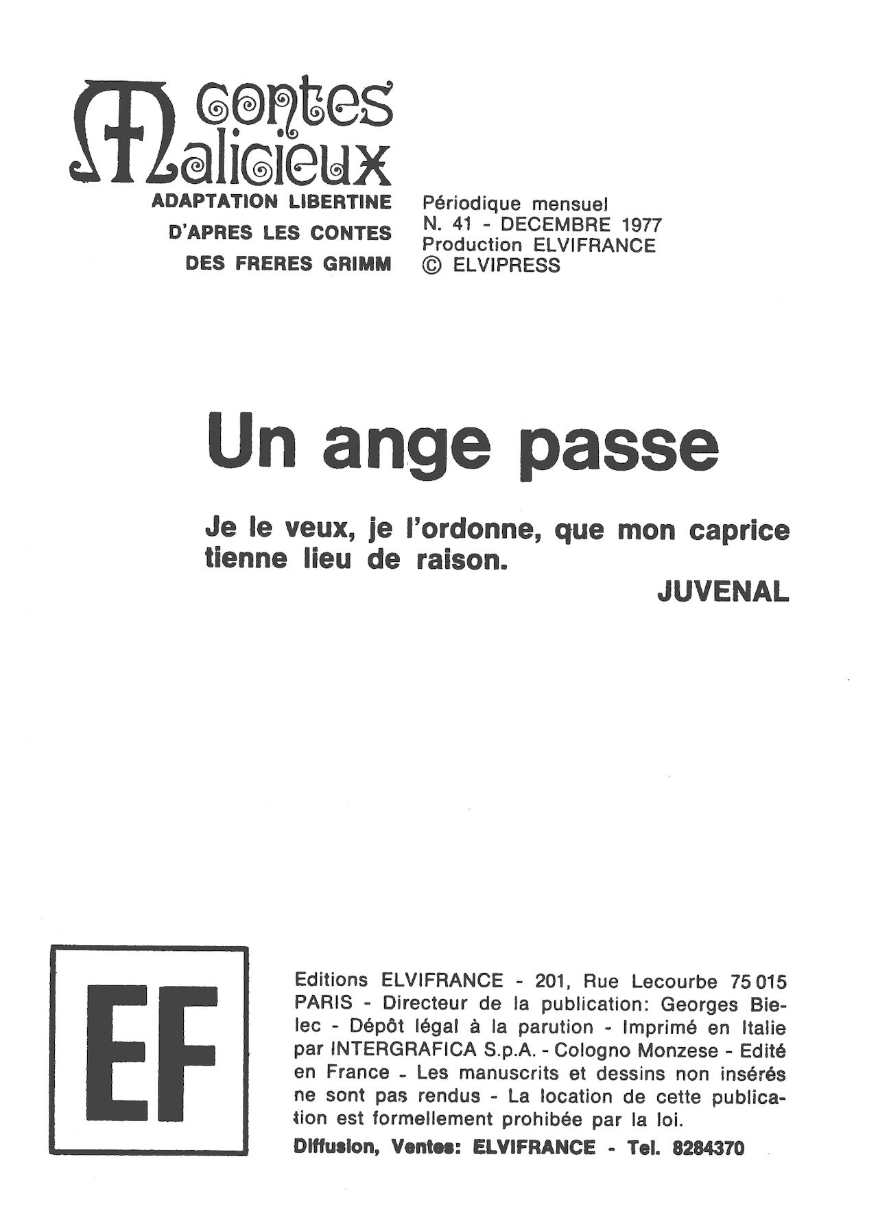 Contes Malicieux - 41 - Un ange passe page 2 full