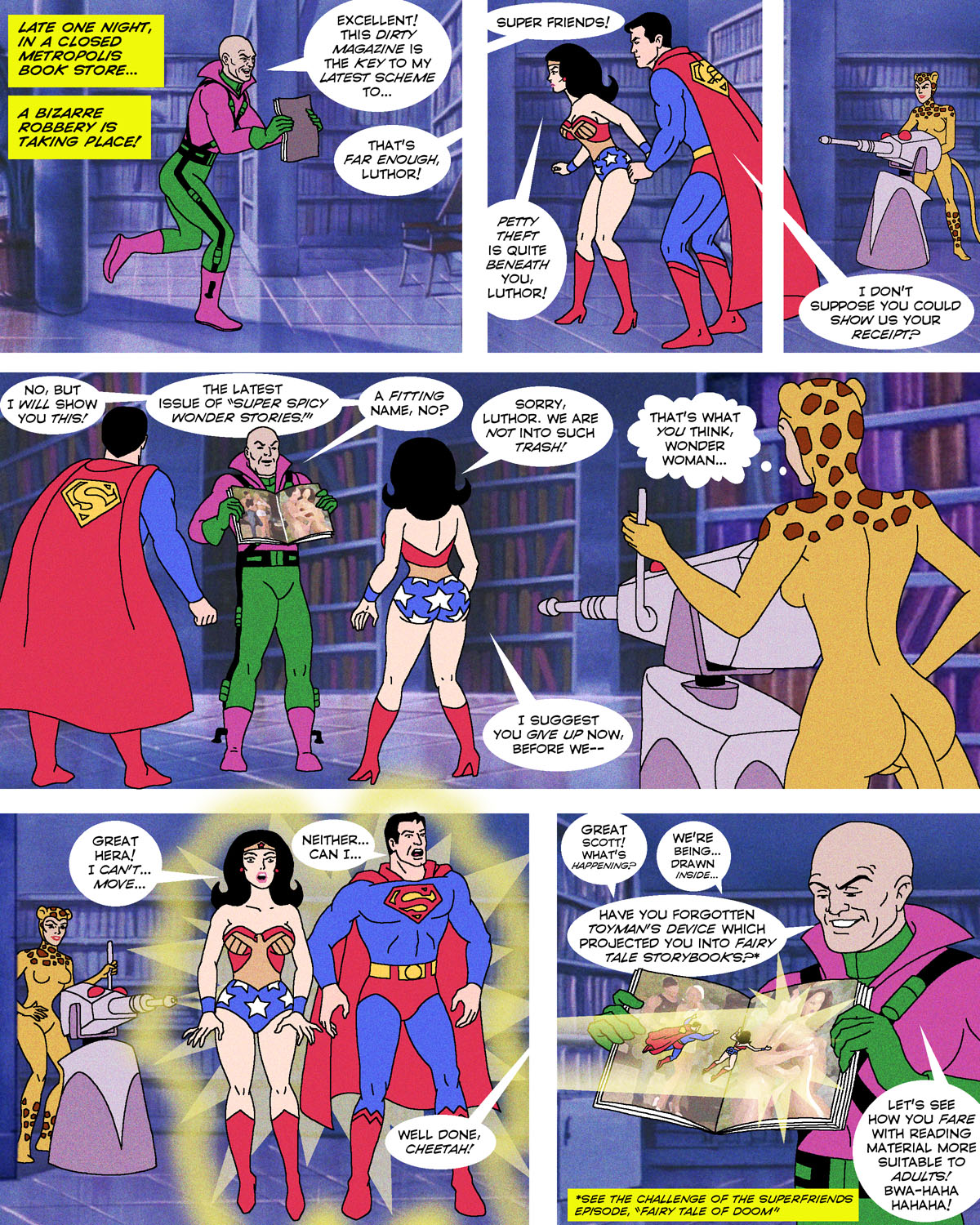 Super Friends with Benefits: Paging the Super Friends page 1 full