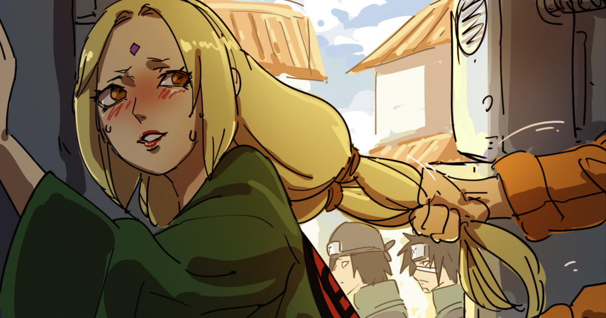 Tsunade Street Fight page 1 full