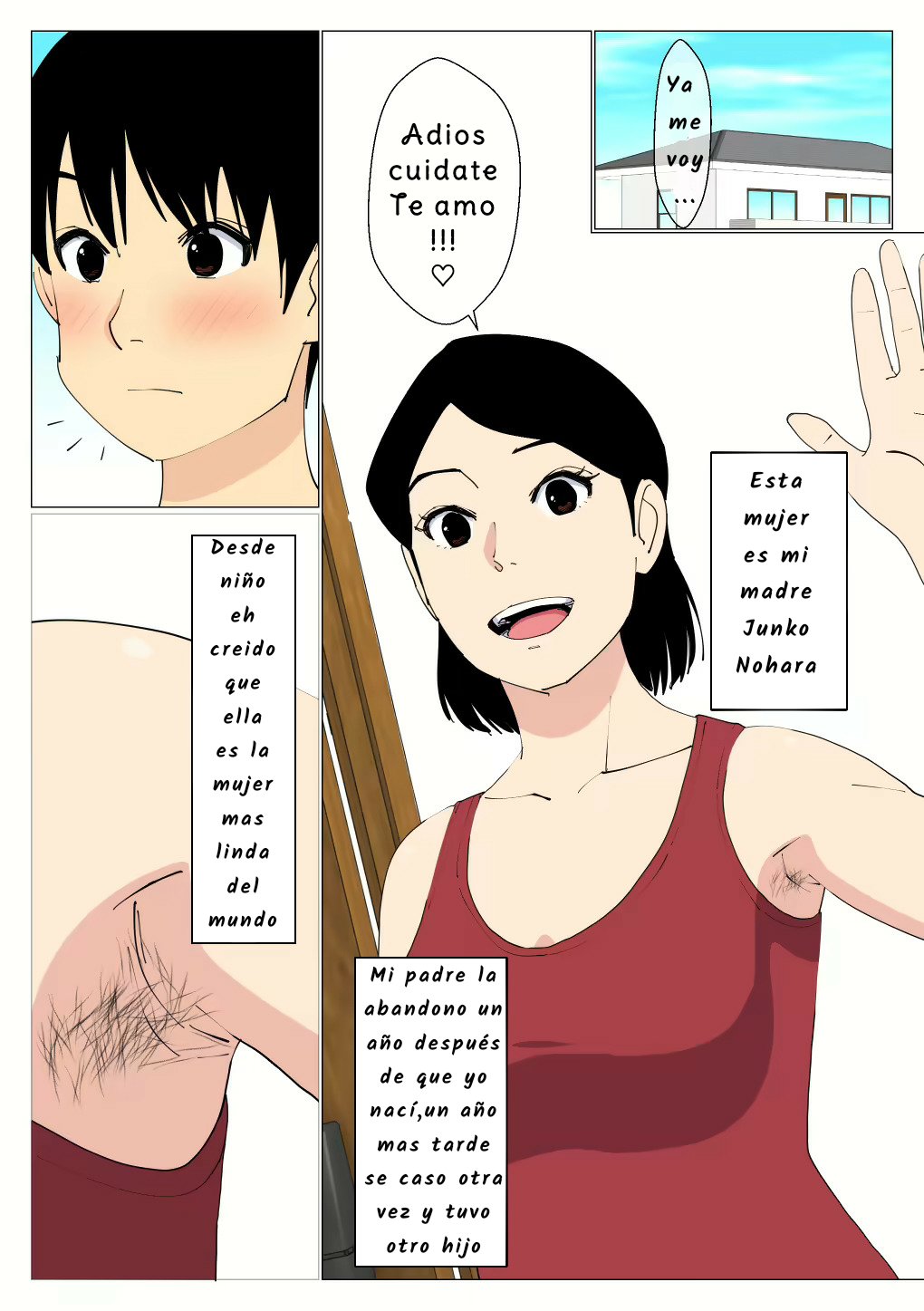 Deki no Warui Ani to Kaa-san ga Sex Shiteta Hanashi | Mi Madre y Mi Hermano page 2 full