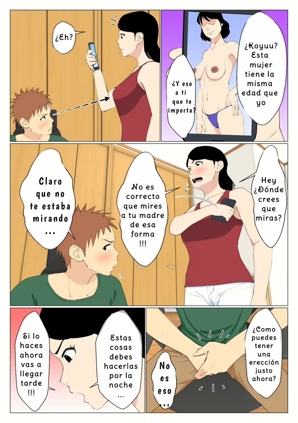 Deki no Warui Ani to Kaa-san ga Sex Shiteta Hanashi | Mi Madre y Mi Hermano page 5 full