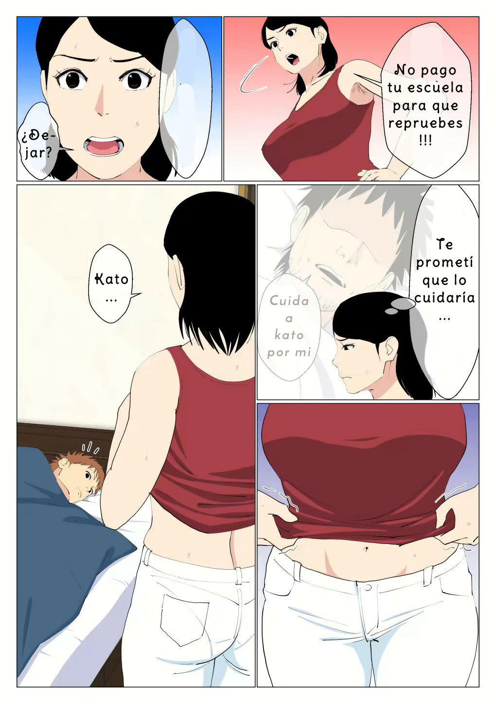 Deki no Warui Ani to Kaa-san ga Sex Shiteta Hanashi | Mi Madre y Mi Hermano page 7 full