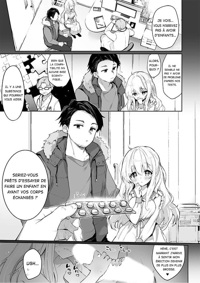 Irekawari Fuufu Gyakuten! Tanetsuke Sex | Body Swapped Husband and Wife Baby-Making Sex! page 1 full