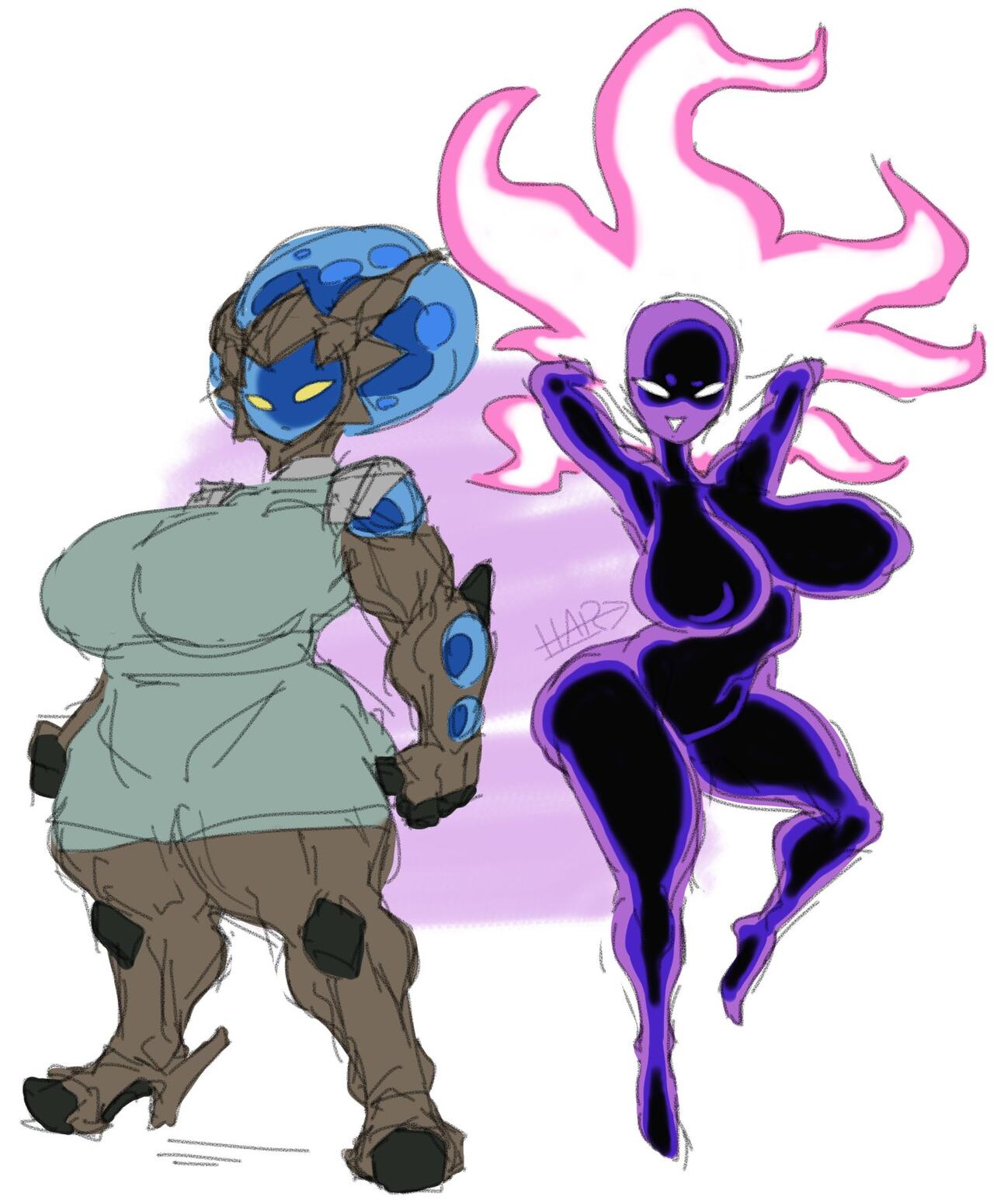 Alien Girls page 1 full