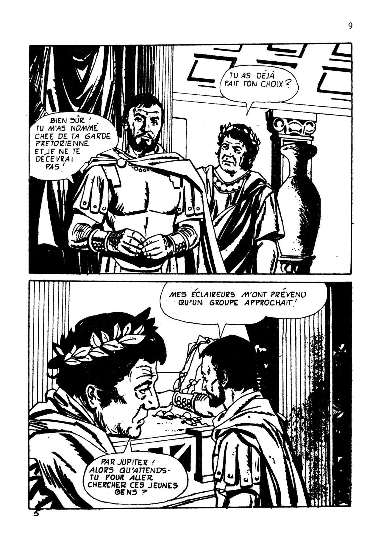Série Bleue 68 - L'épée qui tua César page 9 full