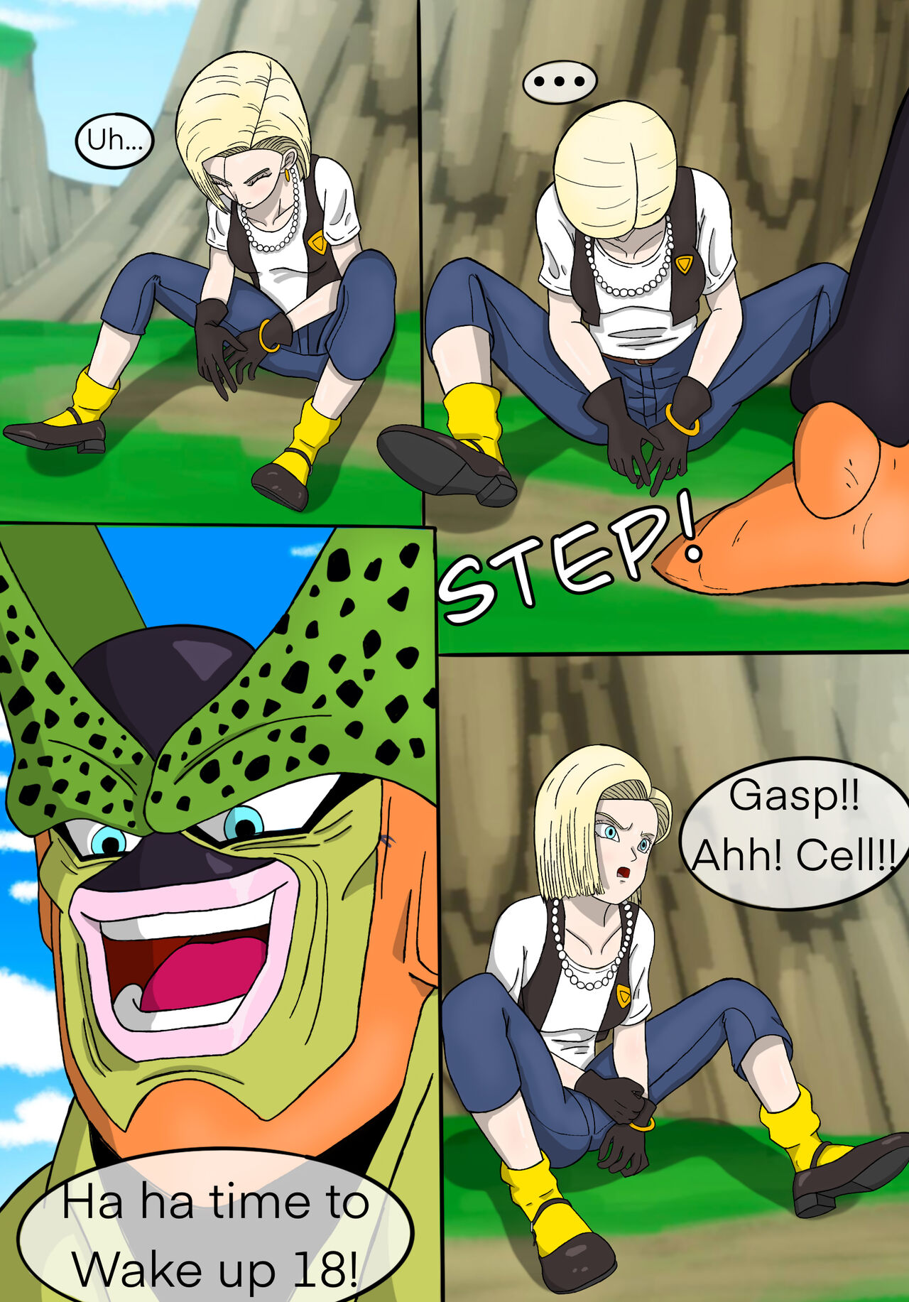 Android 18: Absorption Story by Nashdnash page 8 full