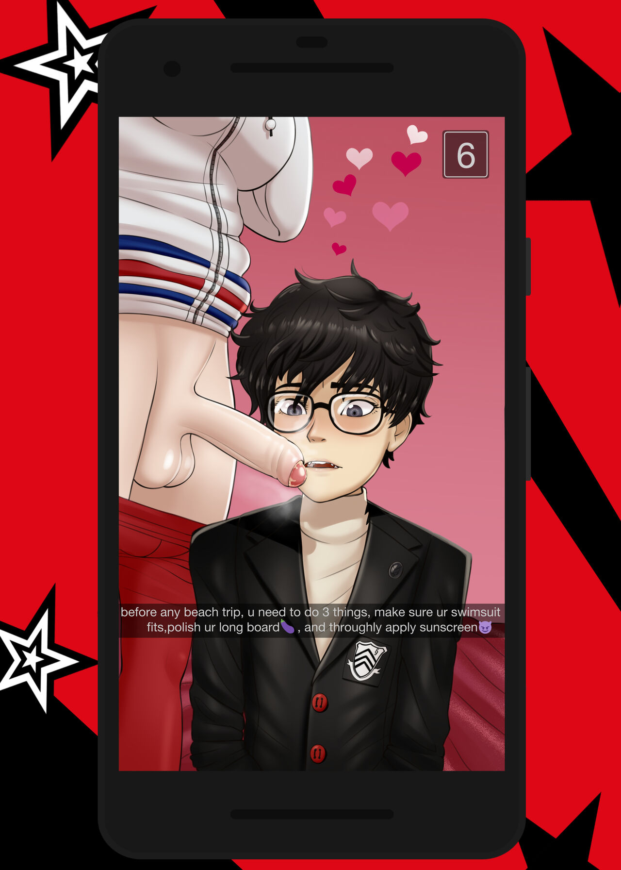 Ann Takamaki Futa Femdom page 4 full