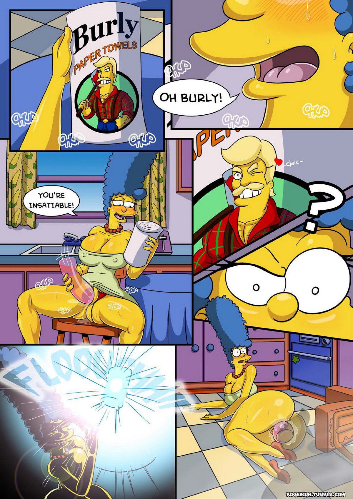 Kogeikun - Simpsons-Marge’s Erotic Fantasies page 2 full