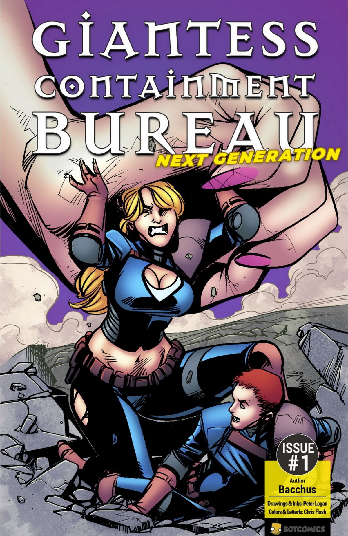 BotComics - Giantess Containment Bureau page 1 full