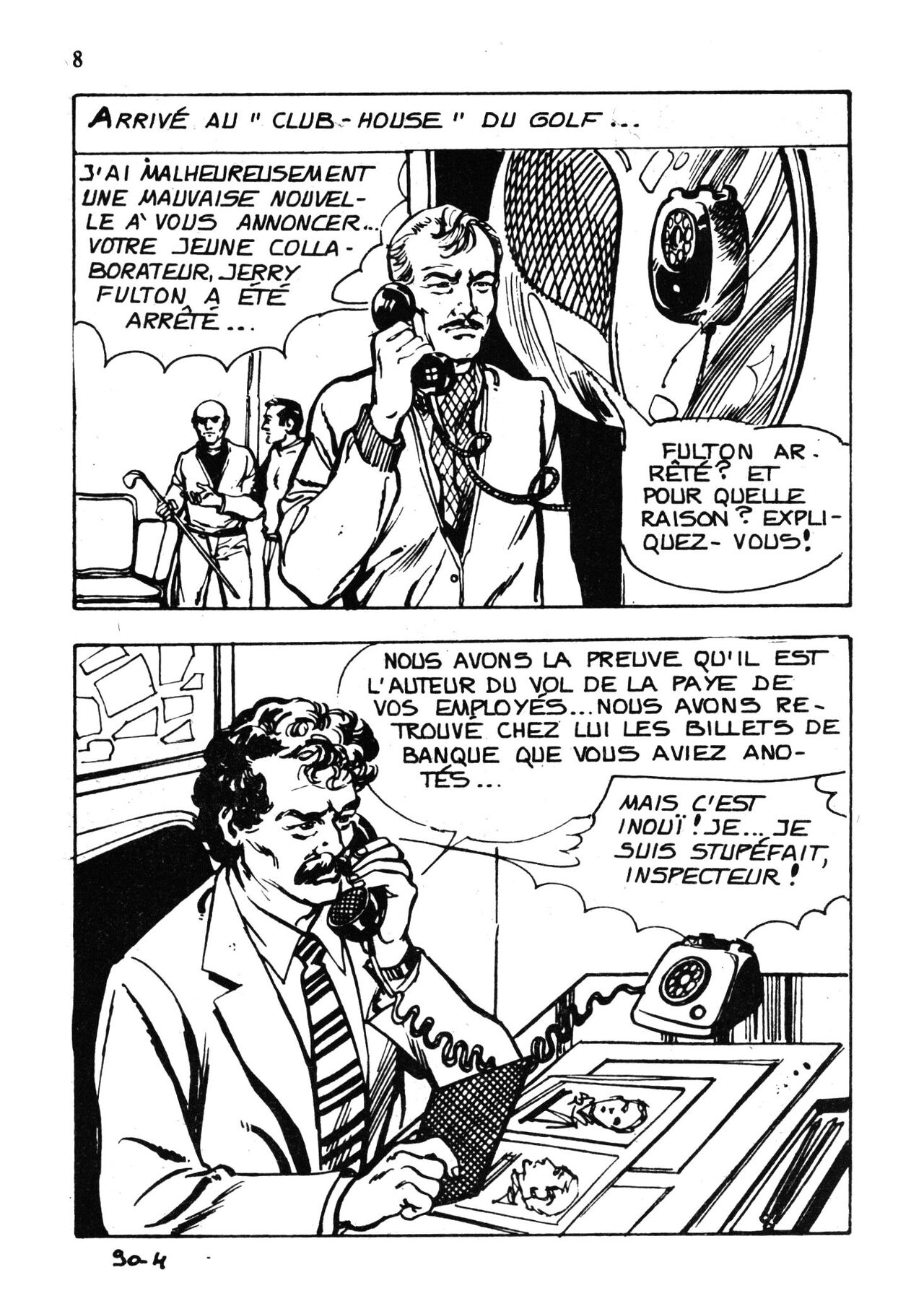 Série Bleue 076 - La tombe qui parle page 8 full