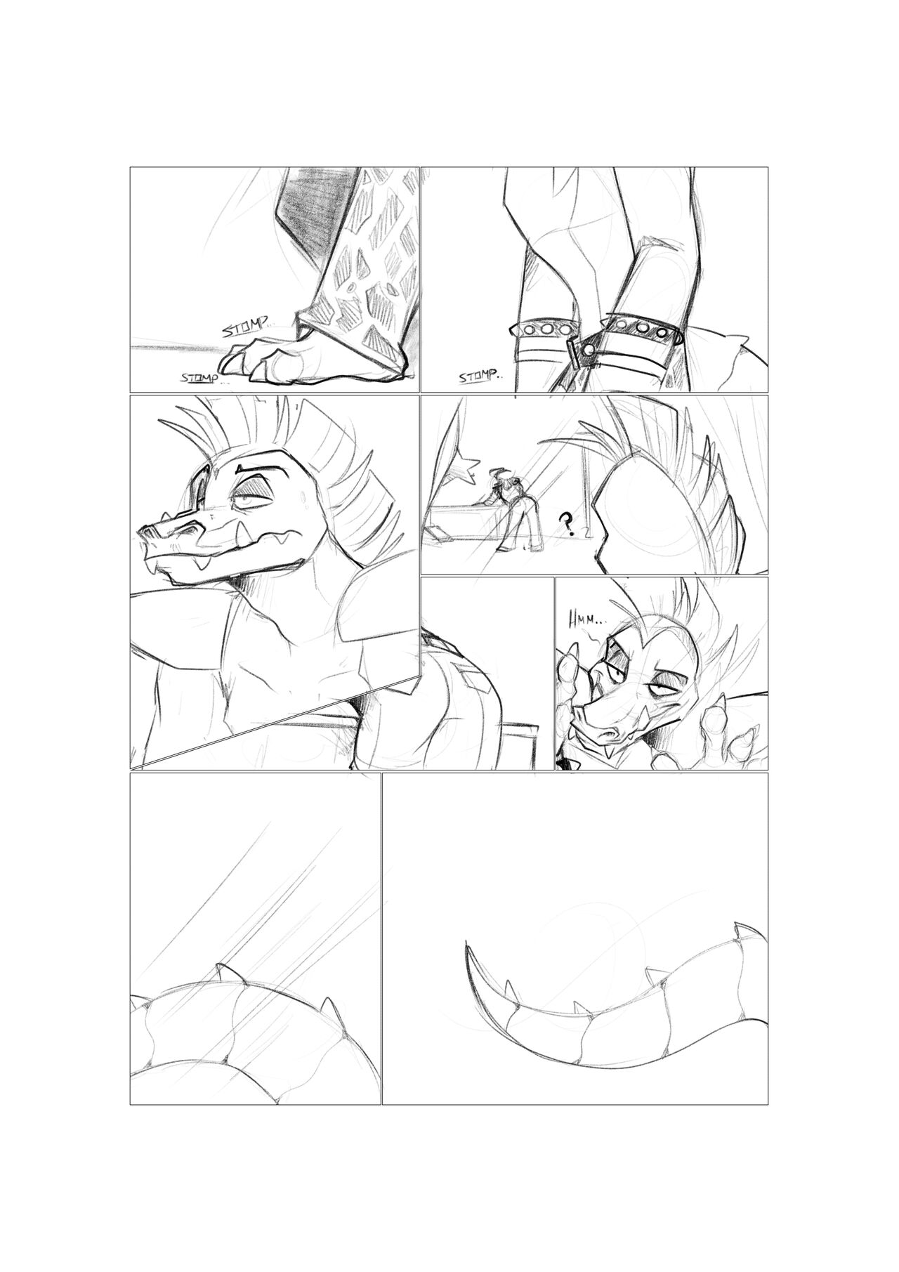 Unnamed Monty Comic page 1 full