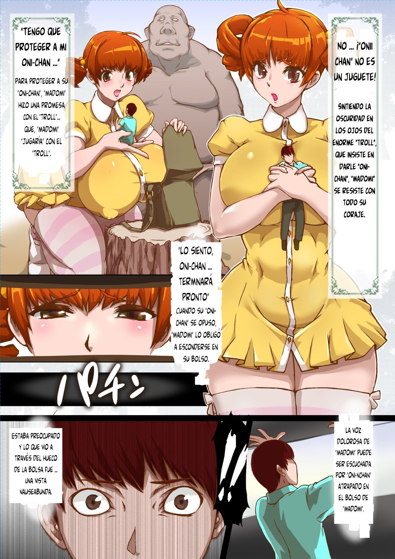 Fantasy-flavoured NTR manga about a childhood friend who turned into a giant page 2 full