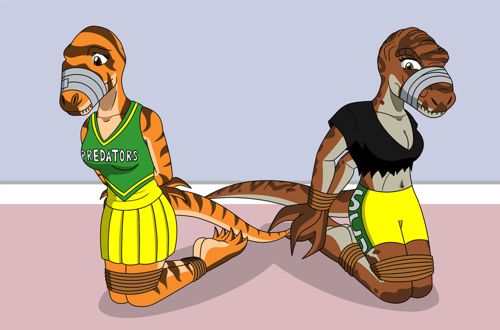 Dinosaur Bondage Collection page 8 full