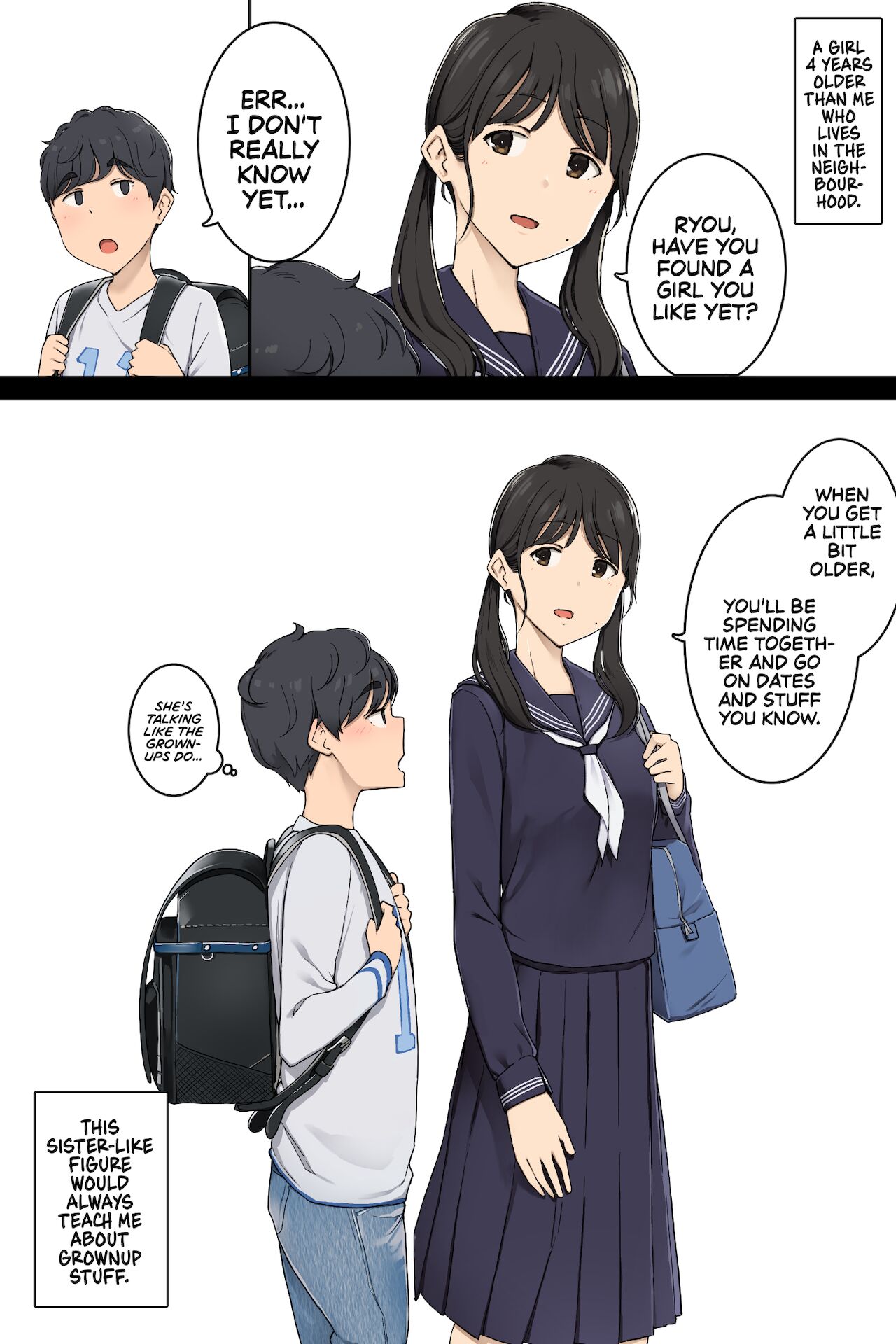 Toshishita no Boku ni Otona na Koto o Oshiete kureru Osananajimi ni Onee-san - My Childhood Friend Onee-san Taught Me All Sort Of Grown Up Things page 1 full