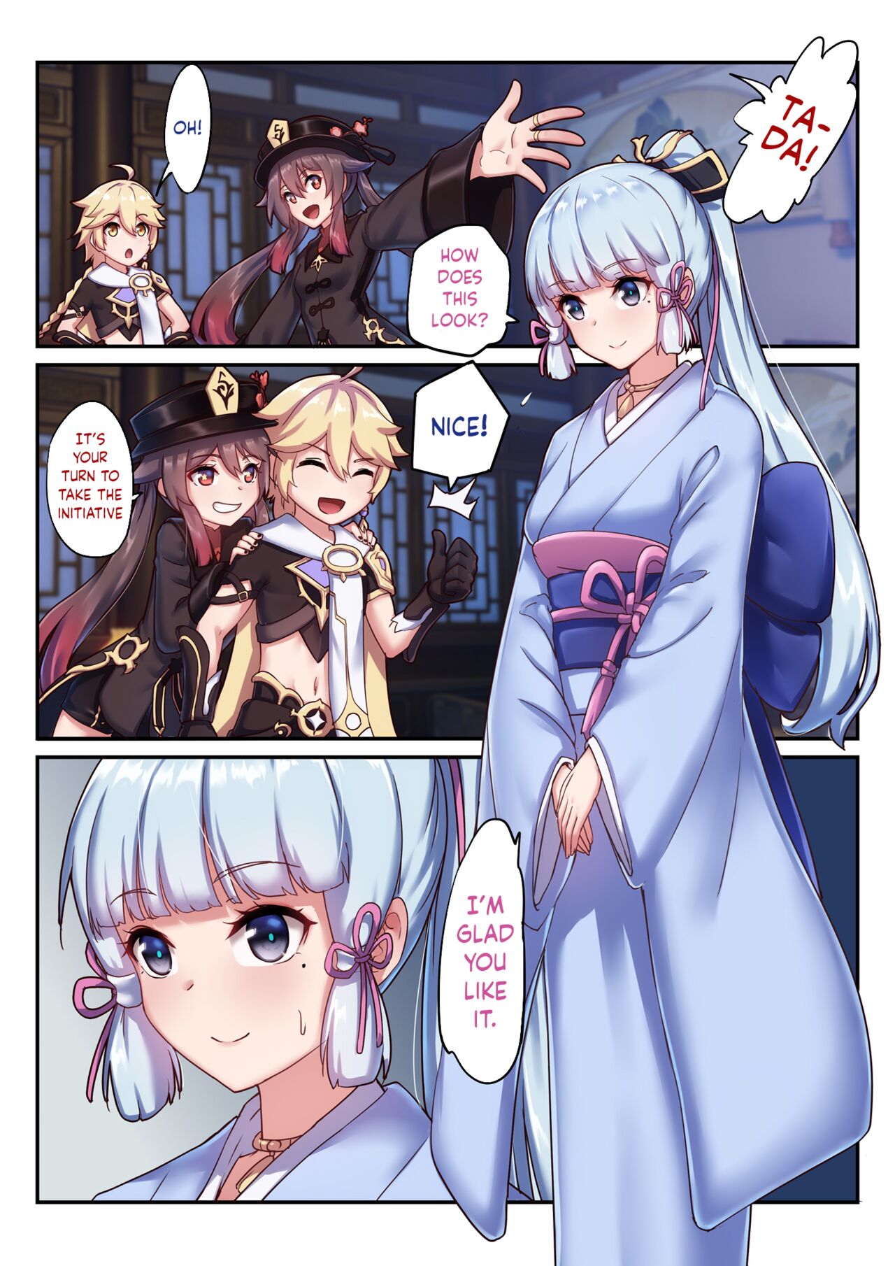 The Traveler's Wives Hu tao & Kamisato Ayaka page 2 full