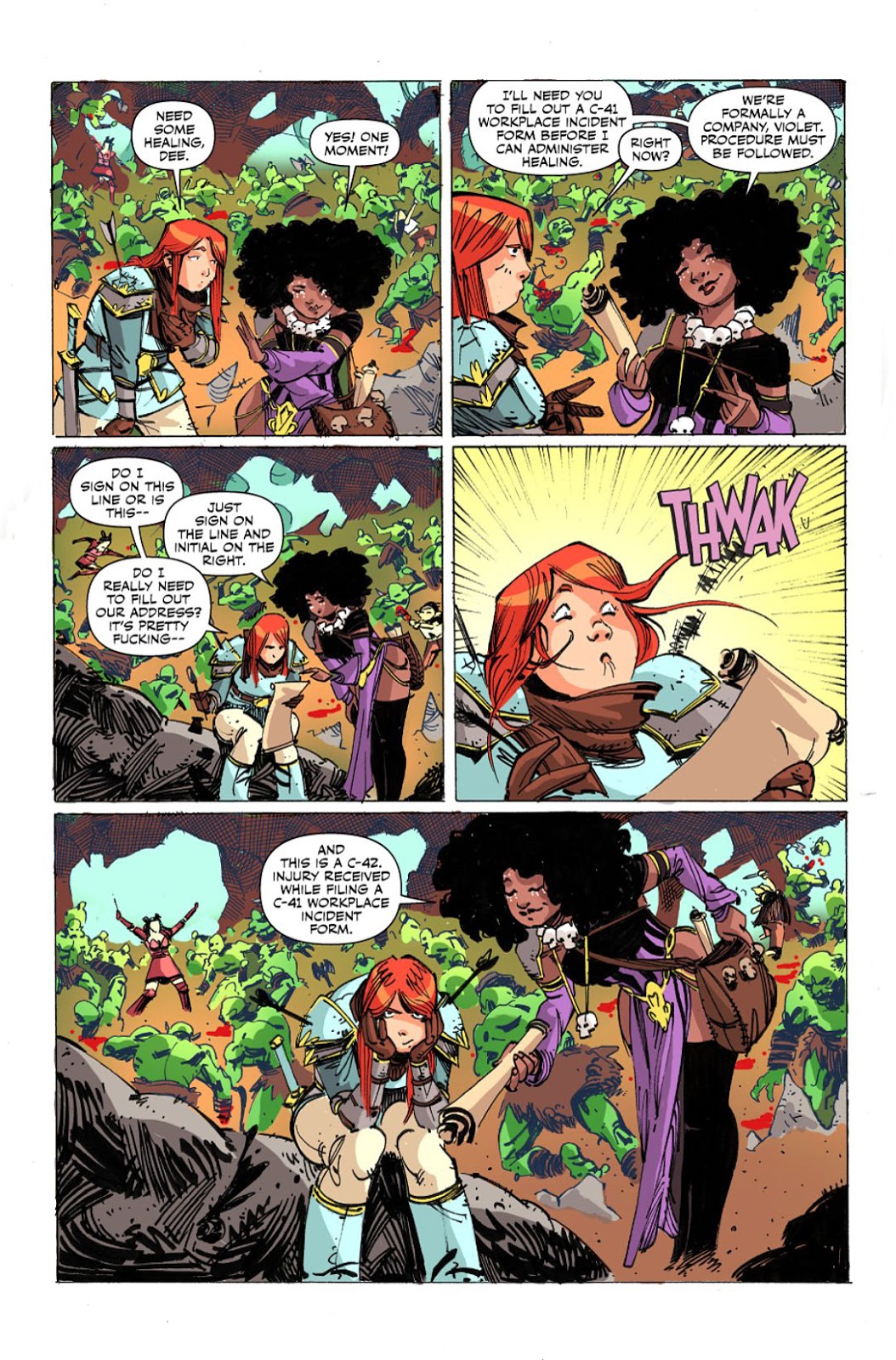 Rat Queens Webcomics page 10 full