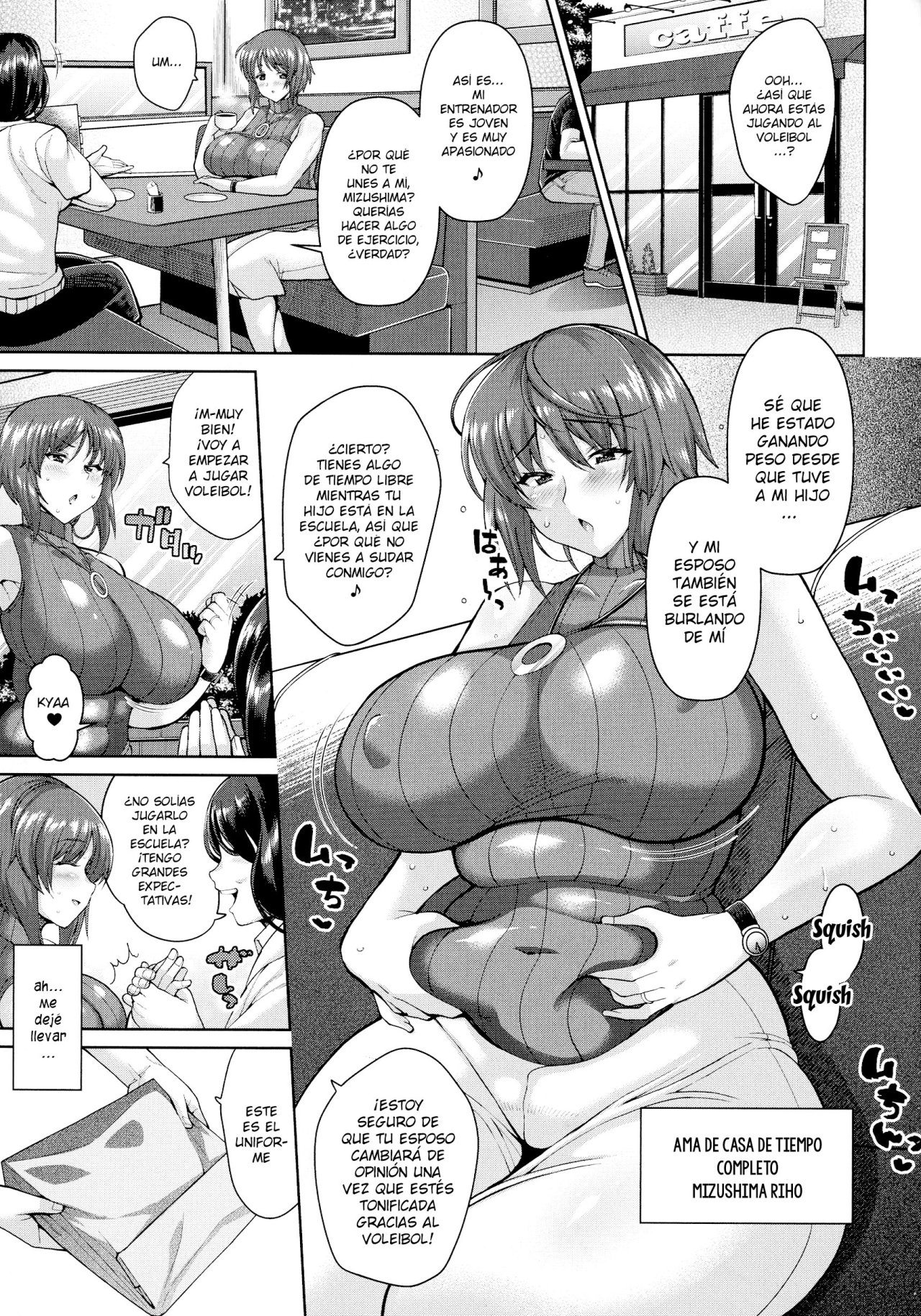 Mama-san Volley no Sukebe na Hirusagari | Getting Hot and Sweaty With My Friend's Lewd Mom page 1 full