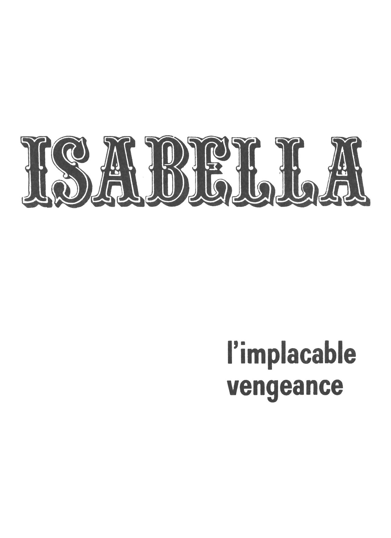 Isabella 002 - l'implacable vengeance page 4 full