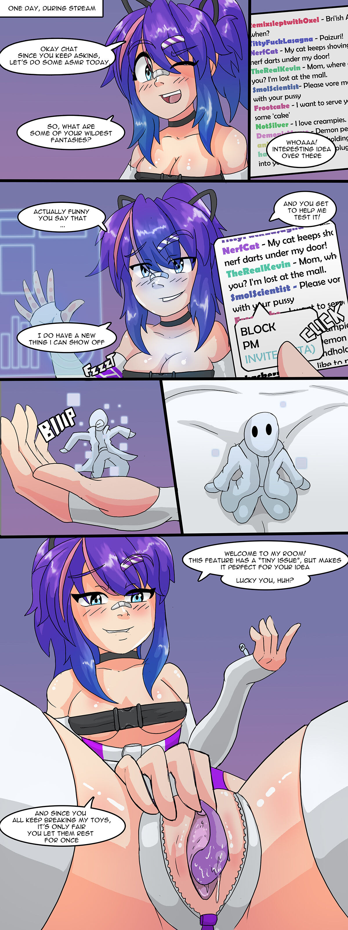 Melody's Tiny Beta Test page 1 full