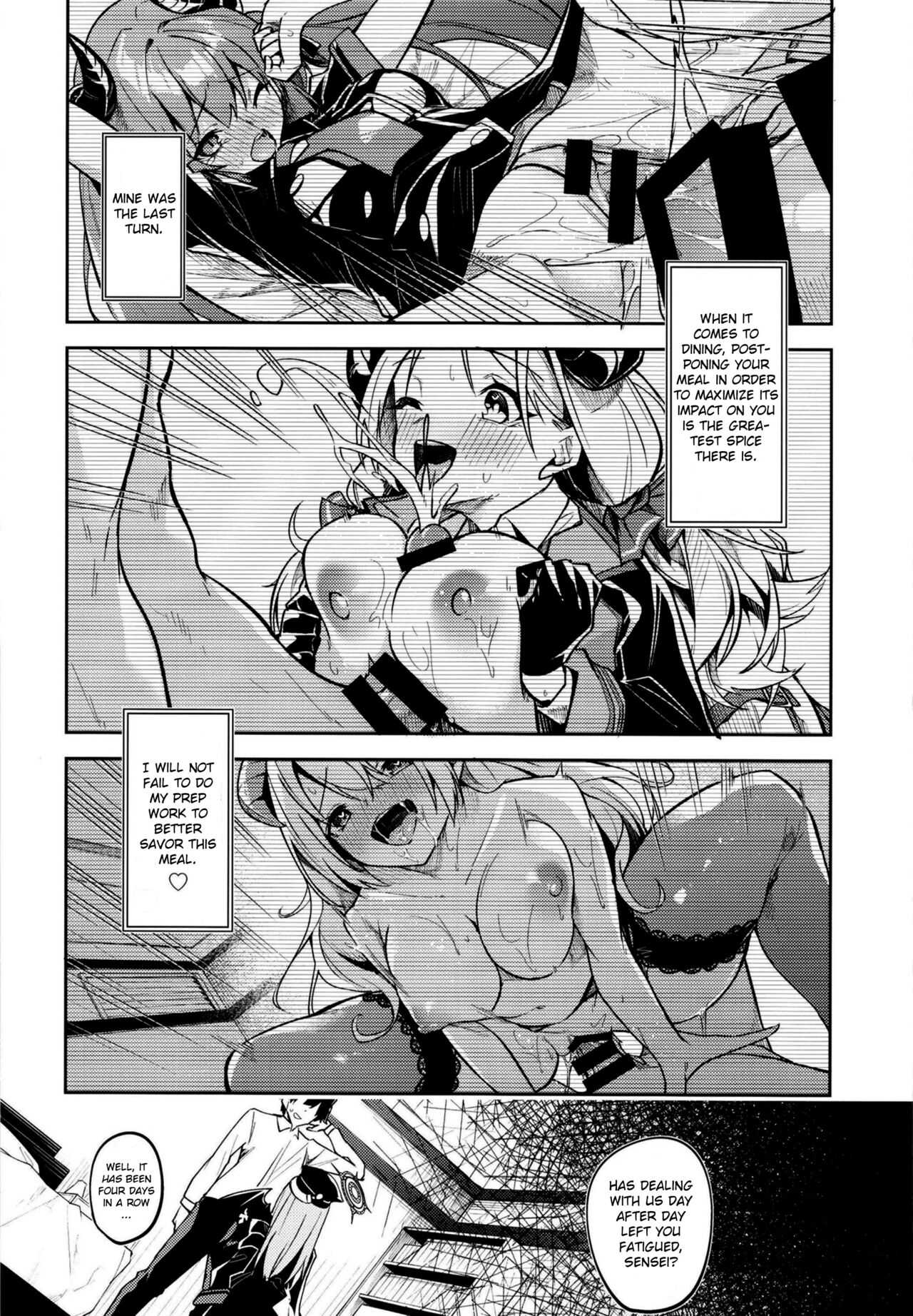 Kurodate o Shiro ni Someru Seishoku Kenkyuu o  | Sexual Gourmet Research: Dyeing Kurodate White page 6 full
