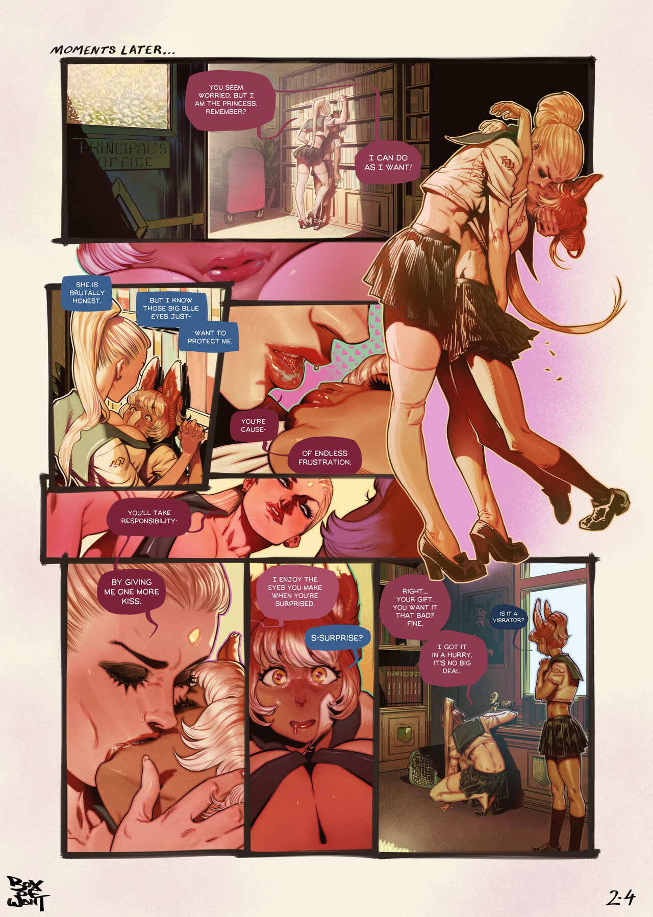 And that's how I got my Highschool Garlean Princess Girlfriend page 6 full