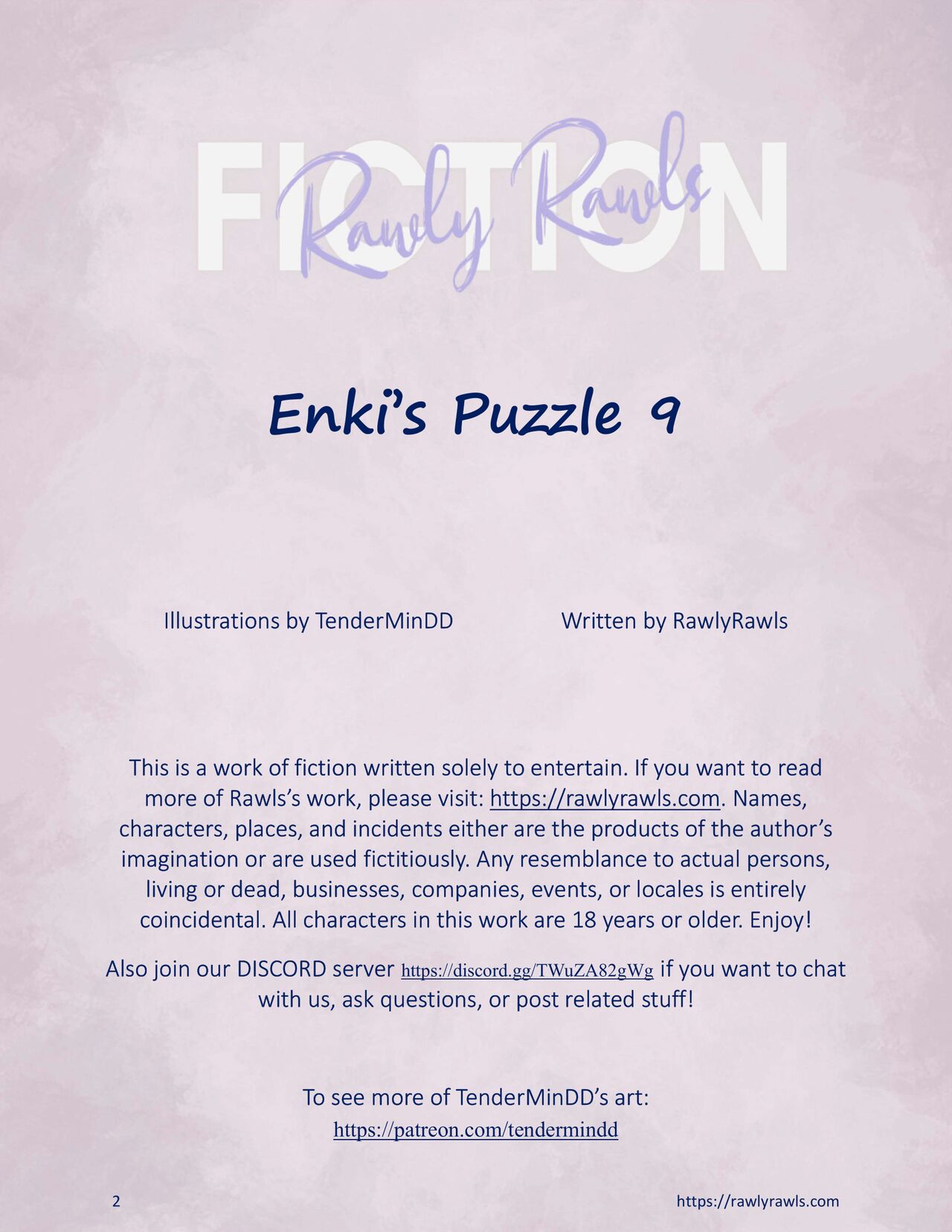 Enki's Puzzle Chapter 9: Rawly Rawls Fiction page 2 full