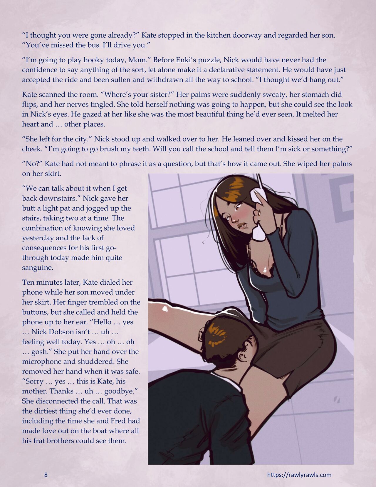 Enki's Puzzle Chapter 9: Rawly Rawls Fiction page 8 full