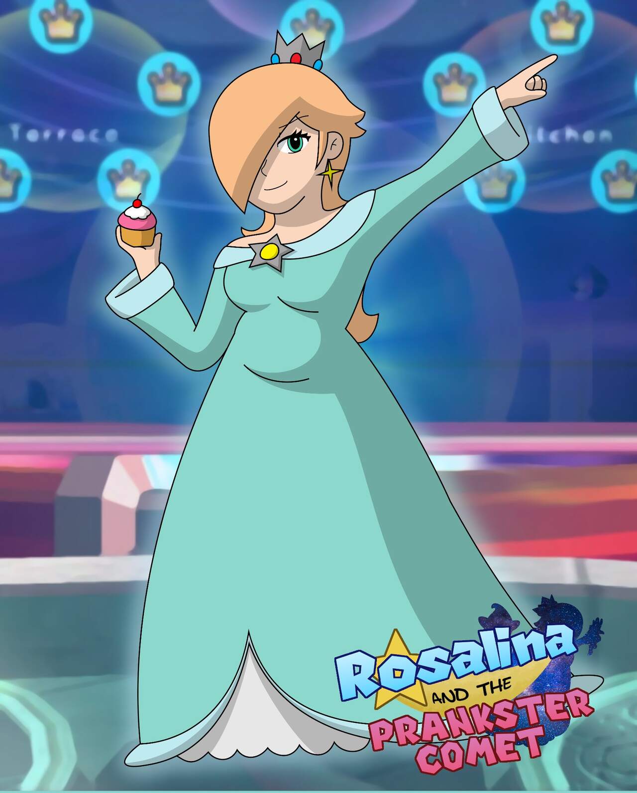 Rosalina and the Prankster Comet  by Emeffy page 1 full
