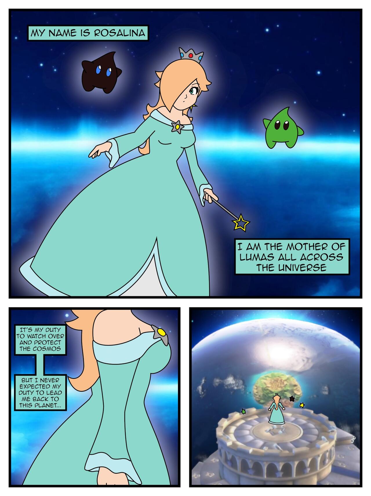 Rosalina and the Prankster Comet  by Emeffy page 2 full