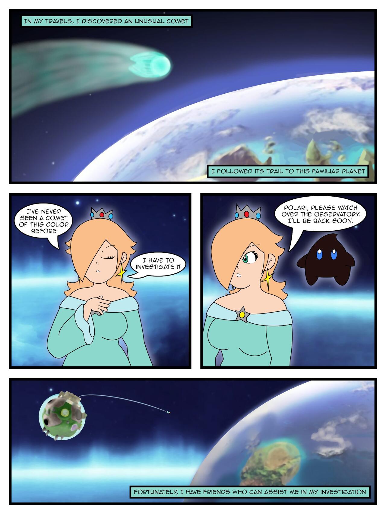 Rosalina and the Prankster Comet  by Emeffy page 3 full