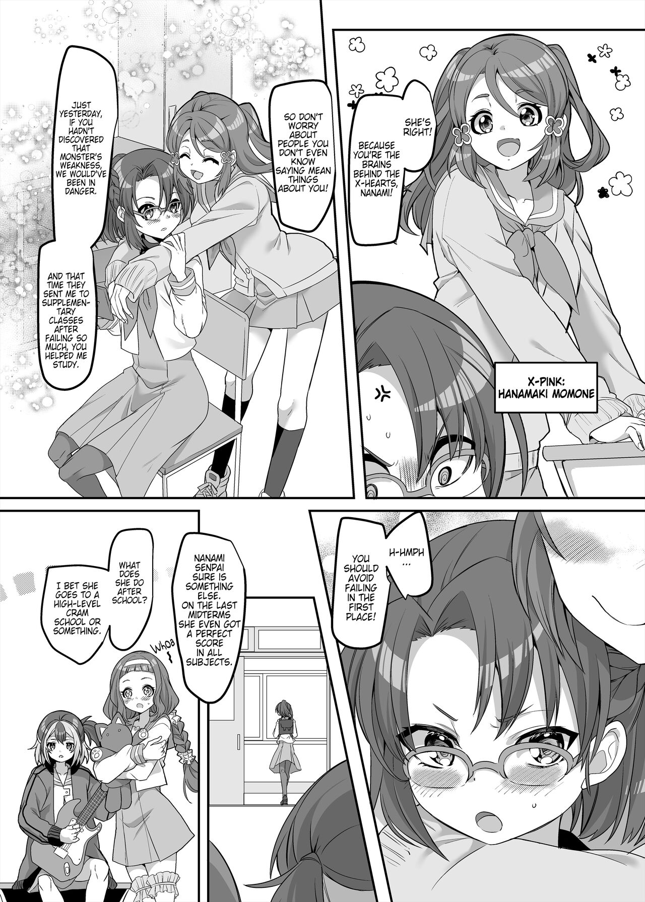 Henshin Heroine Team no Zunouha de Majime de Hinnyuu no Blue | The Smart, Diligent and Flat-Chested Blue from the Team of Morphing Heroines page 5 full