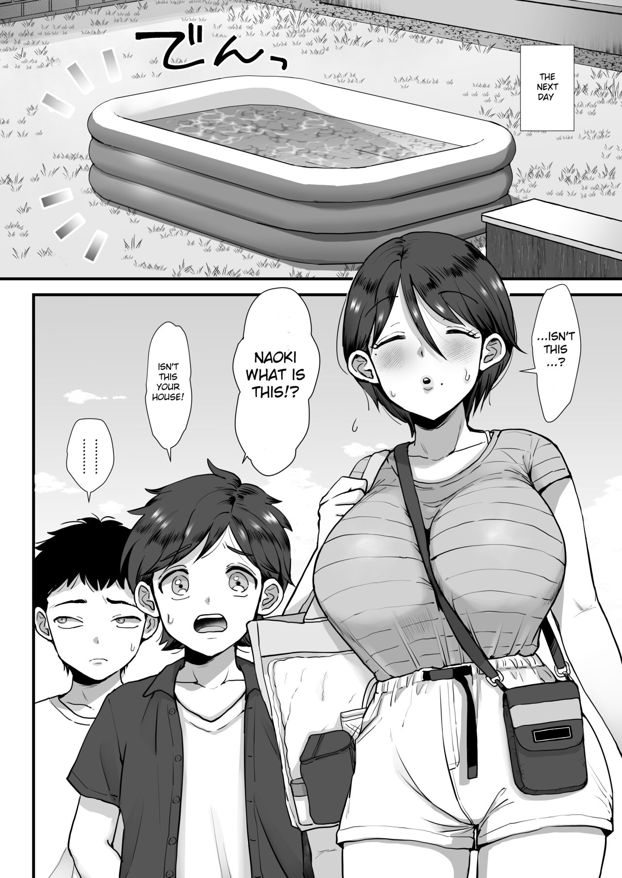 Zoku Hosome Ottori Kyonyuu Mama -A Narrow-Eyed Gentle Big-Breasted Mama 2 page 7 full