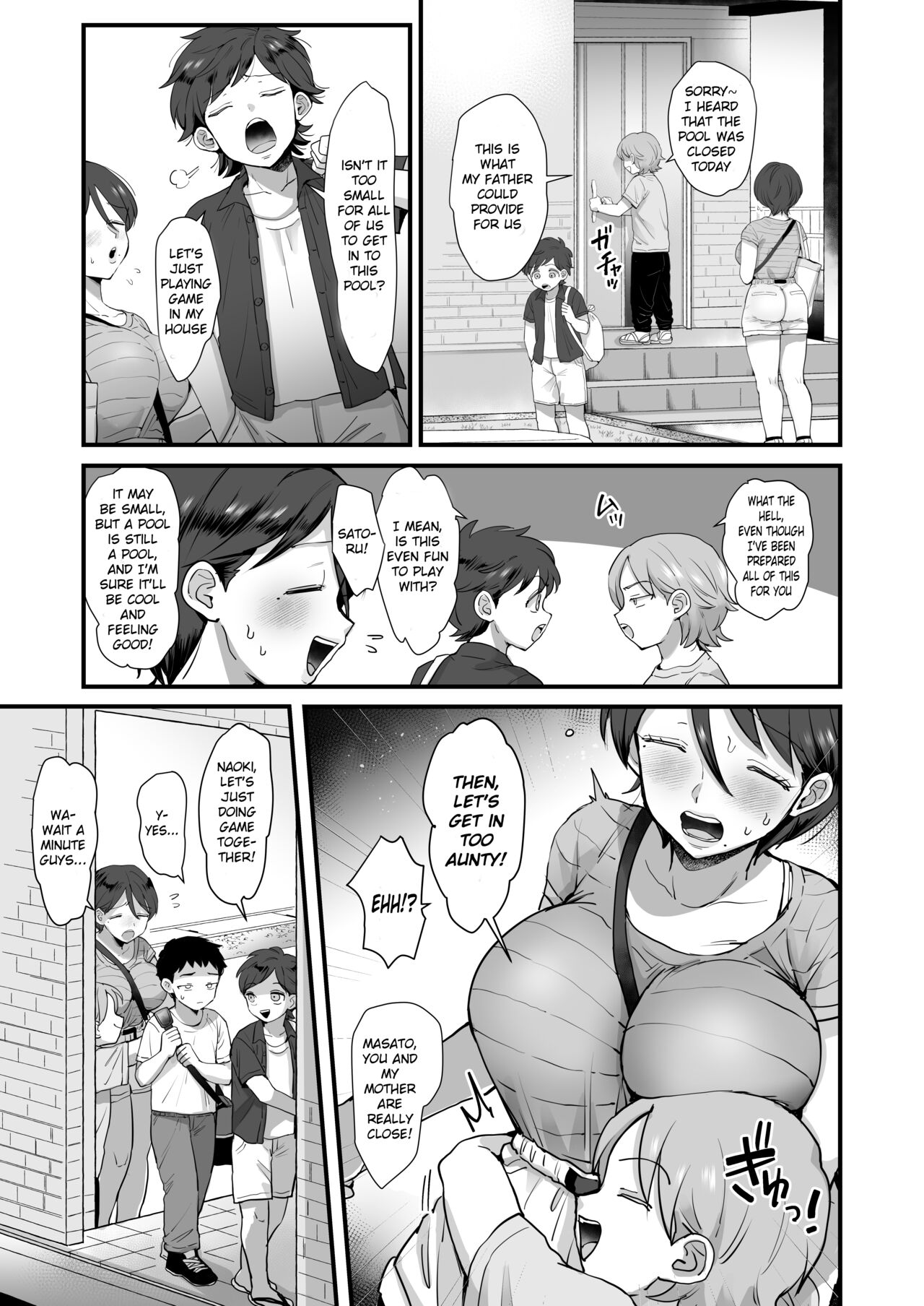 Zoku Hosome Ottori Kyonyuu Mama -A Narrow-Eyed Gentle Big-Breasted Mama 2 page 8 full