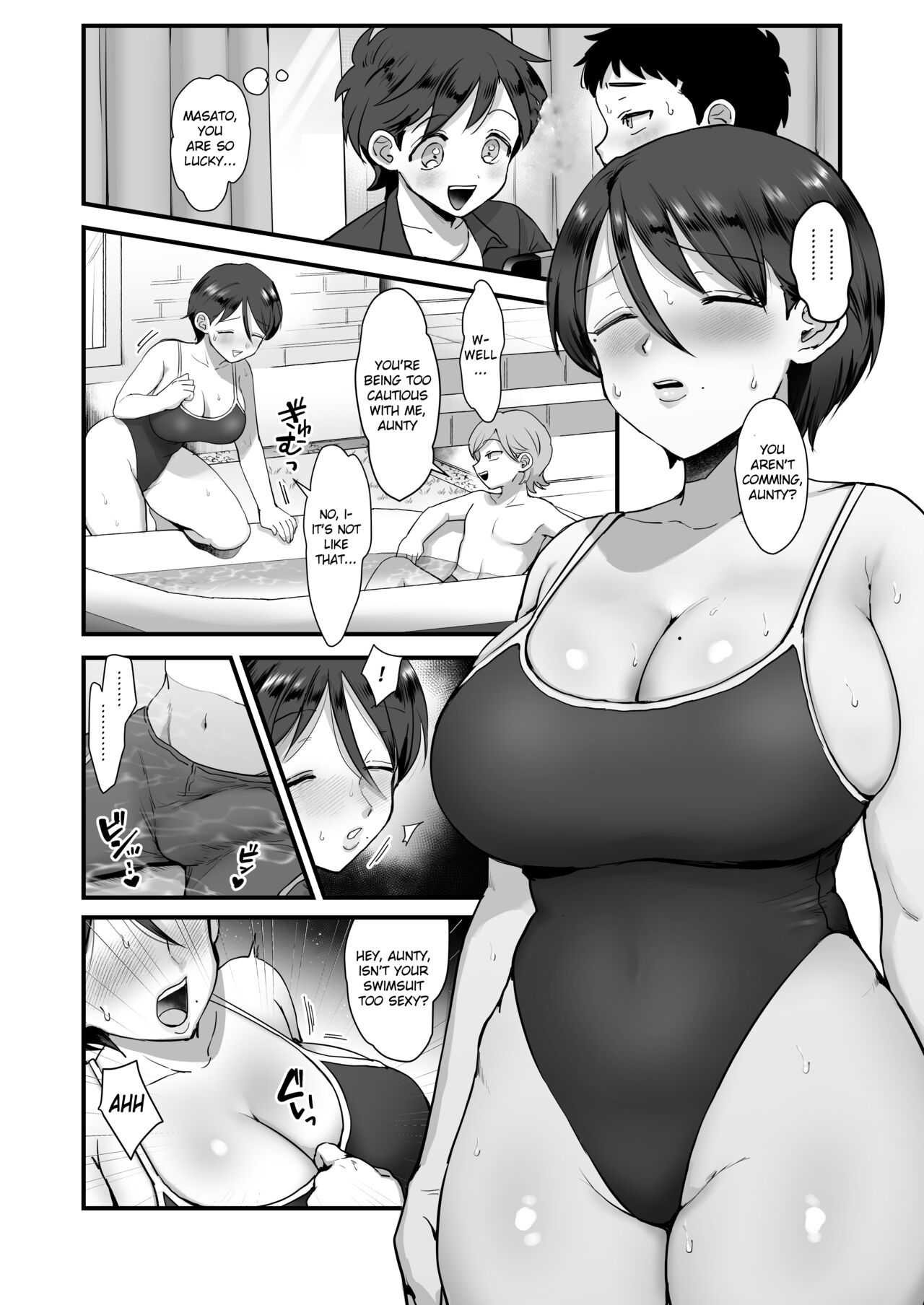Zoku Hosome Ottori Kyonyuu Mama -A Narrow-Eyed Gentle Big-Breasted Mama 2 page 9 full