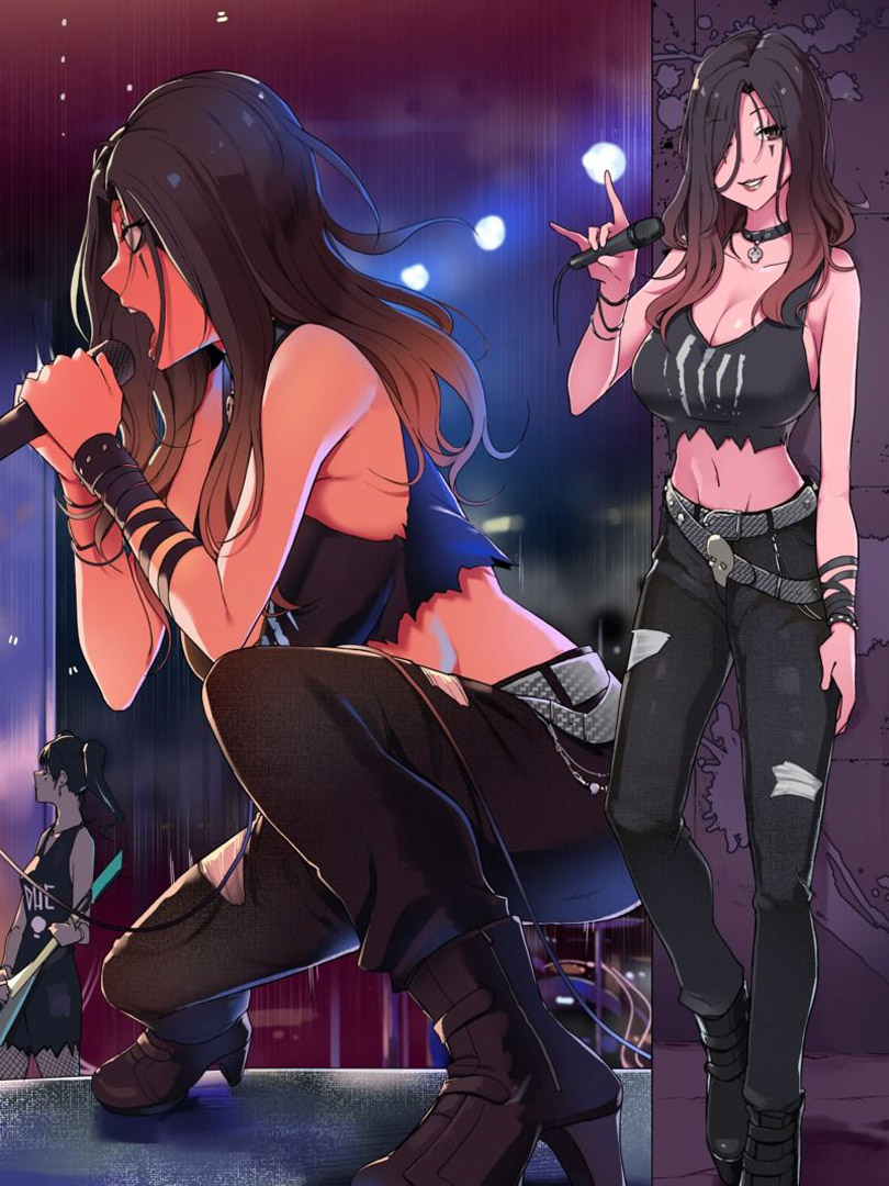 Jigokunomonban kara seitai o ubaitotta to iu metaru bando no bōkaru-chan no aegigoe | 지옥의 문지기에게서 성대를 탈취했다는 메탈 밴드의 보컬 짱의 신음 소리 page 4 full